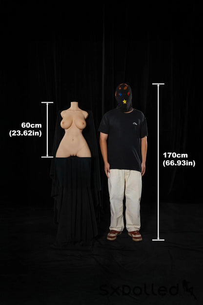 ULW #662 (E-Cup) (60cm) | Tanned Sex Doll Torso | Climax Doll E-Cup / 60cm Sex Torso