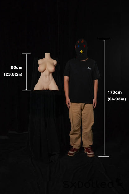 ULW #663 (F-Cup) (60cm) | Busty Sex Doll Torso | Climax Doll F-Cup / 60cm Sex Torso