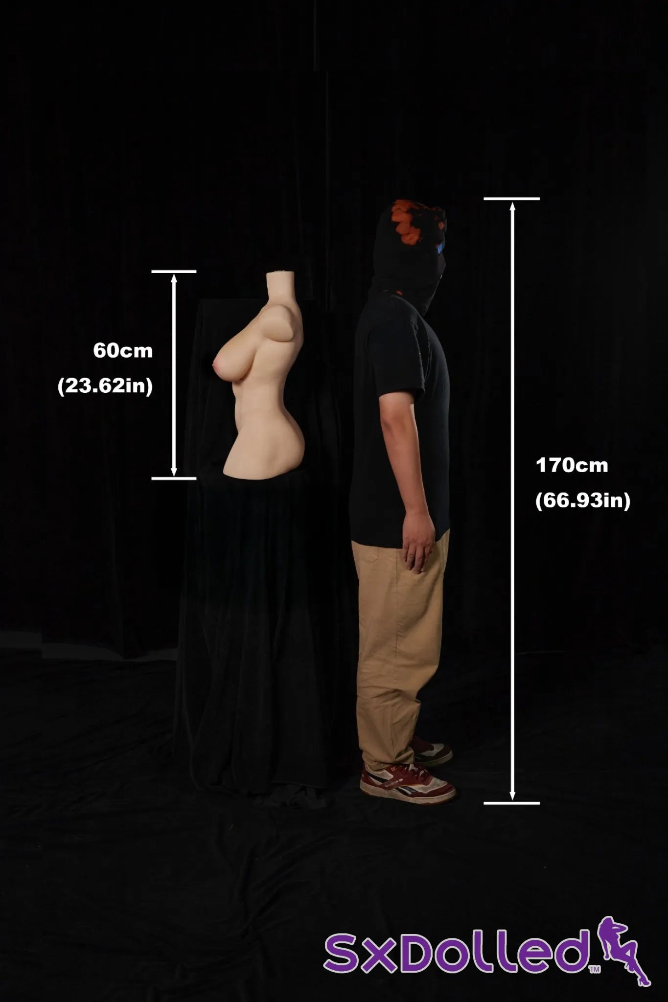 ULW #663 (F-Cup) (60cm) | Busty Sex Doll Torso | Climax Doll F-Cup / 60cm Sex Torso
