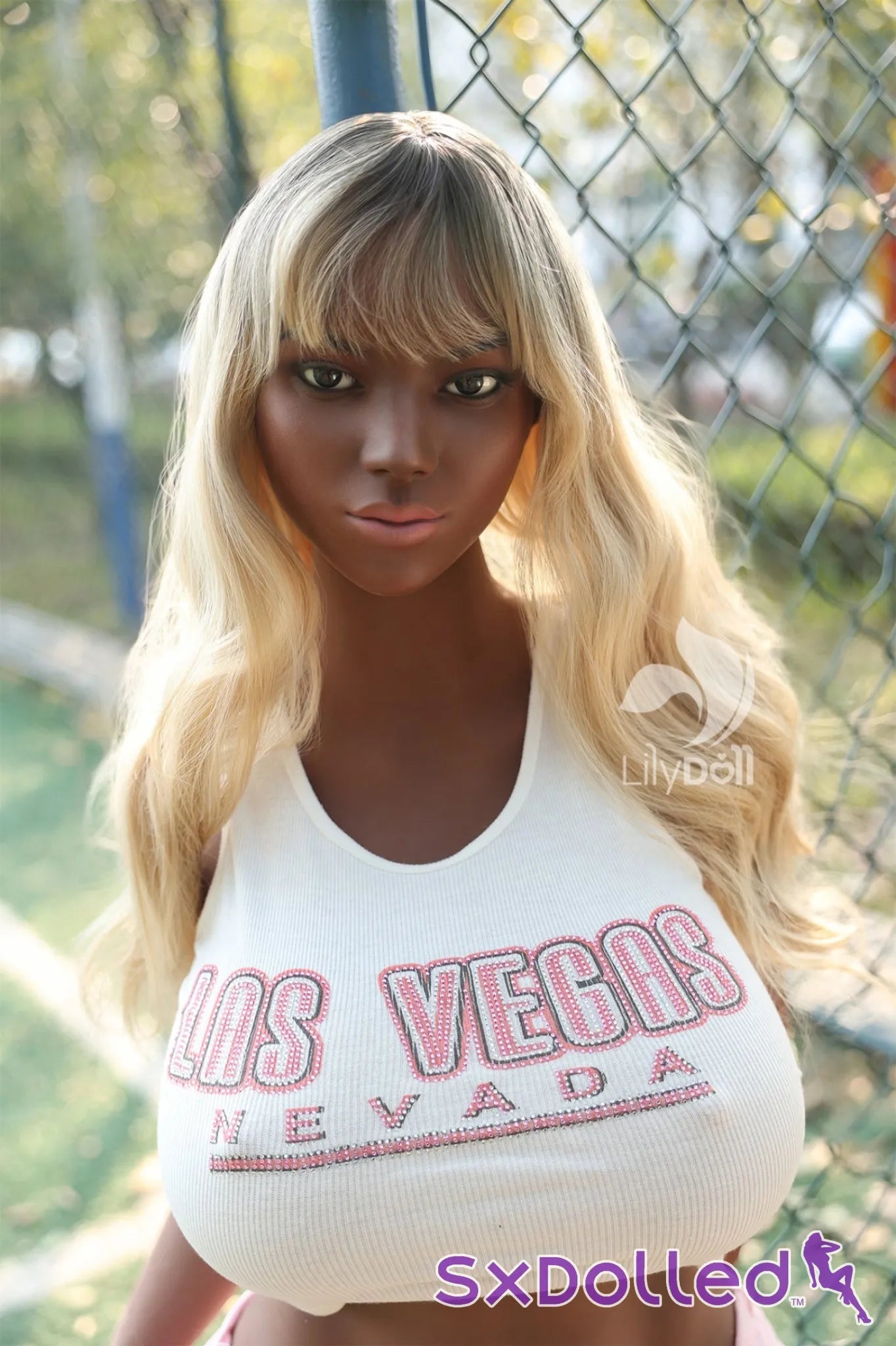 Vera A (K-Cup) (157cm) | Blonde Thick Ebony Sex Doll | Lily Doll K-Cup / 157cm / Ombre Sex Doll
