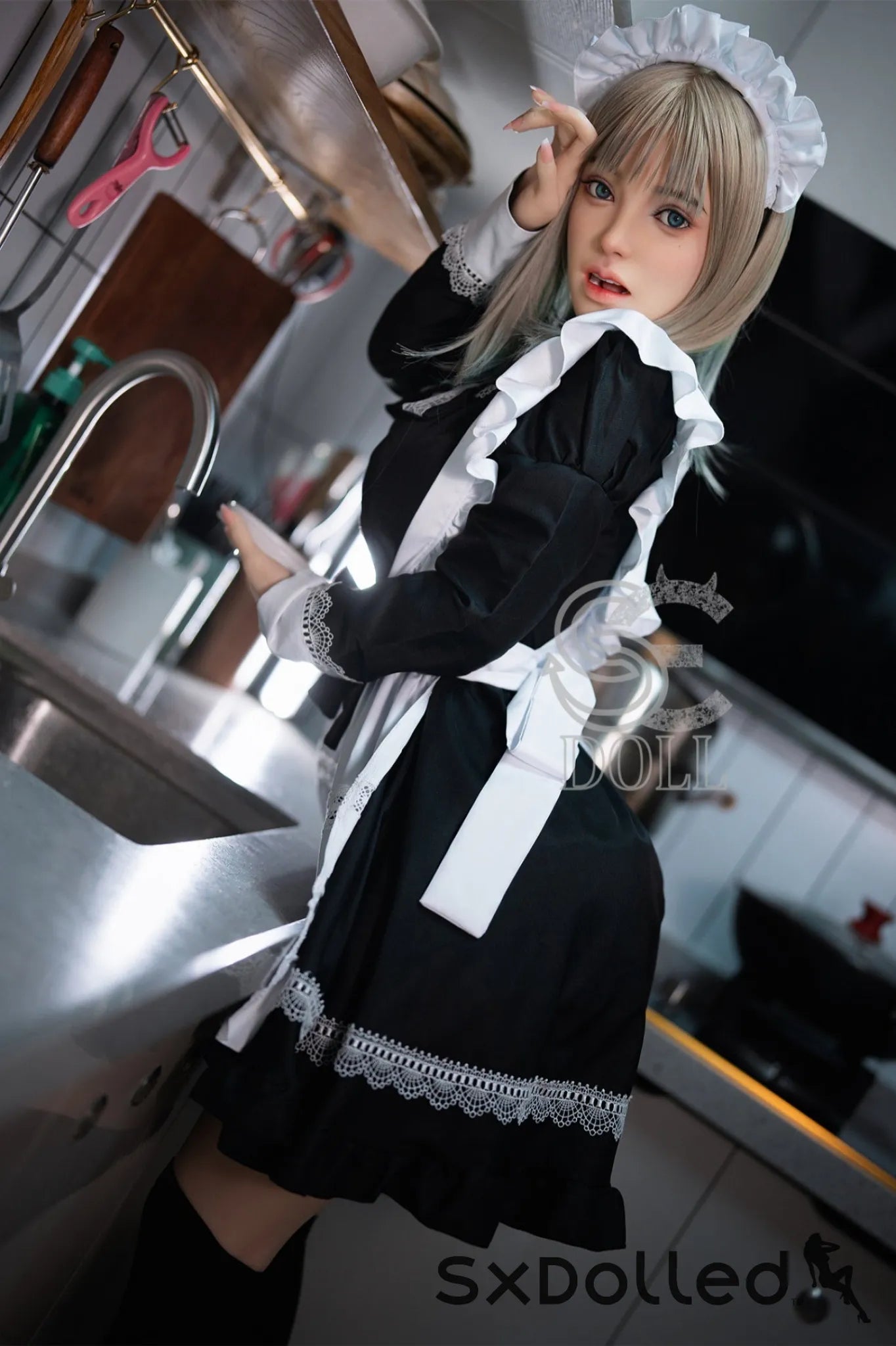 Vicky.H (E Cup) (161cm) | Blonde Maid Cosplay Sex Doll | SE Doll E Cup / 161cm / Blonde Sex Doll