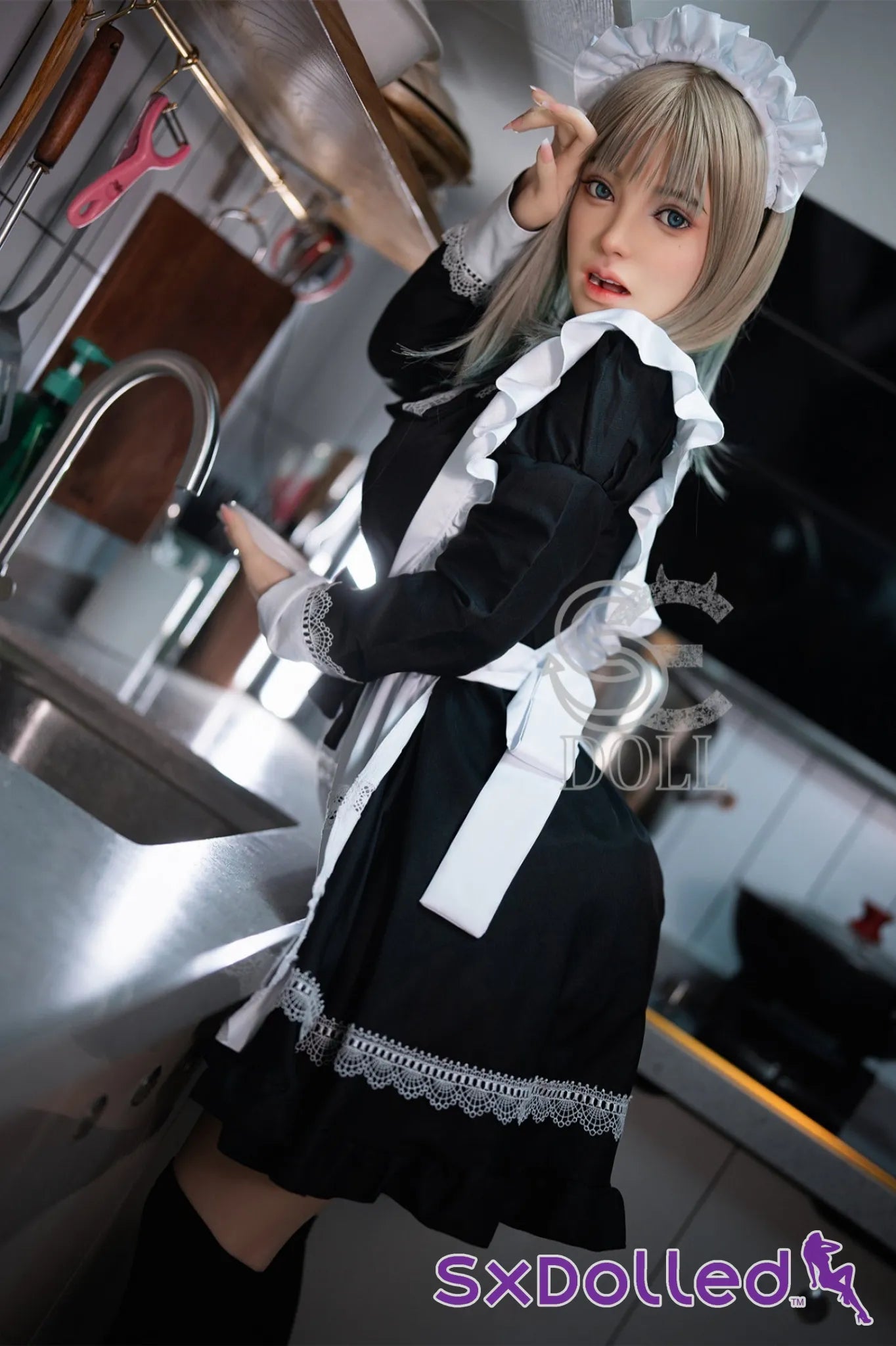 Vicky.H (E Cup) (161cm) | Blonde Maid Cosplay Sex Doll | SE Doll E Cup / 161cm / Blonde Sex Doll