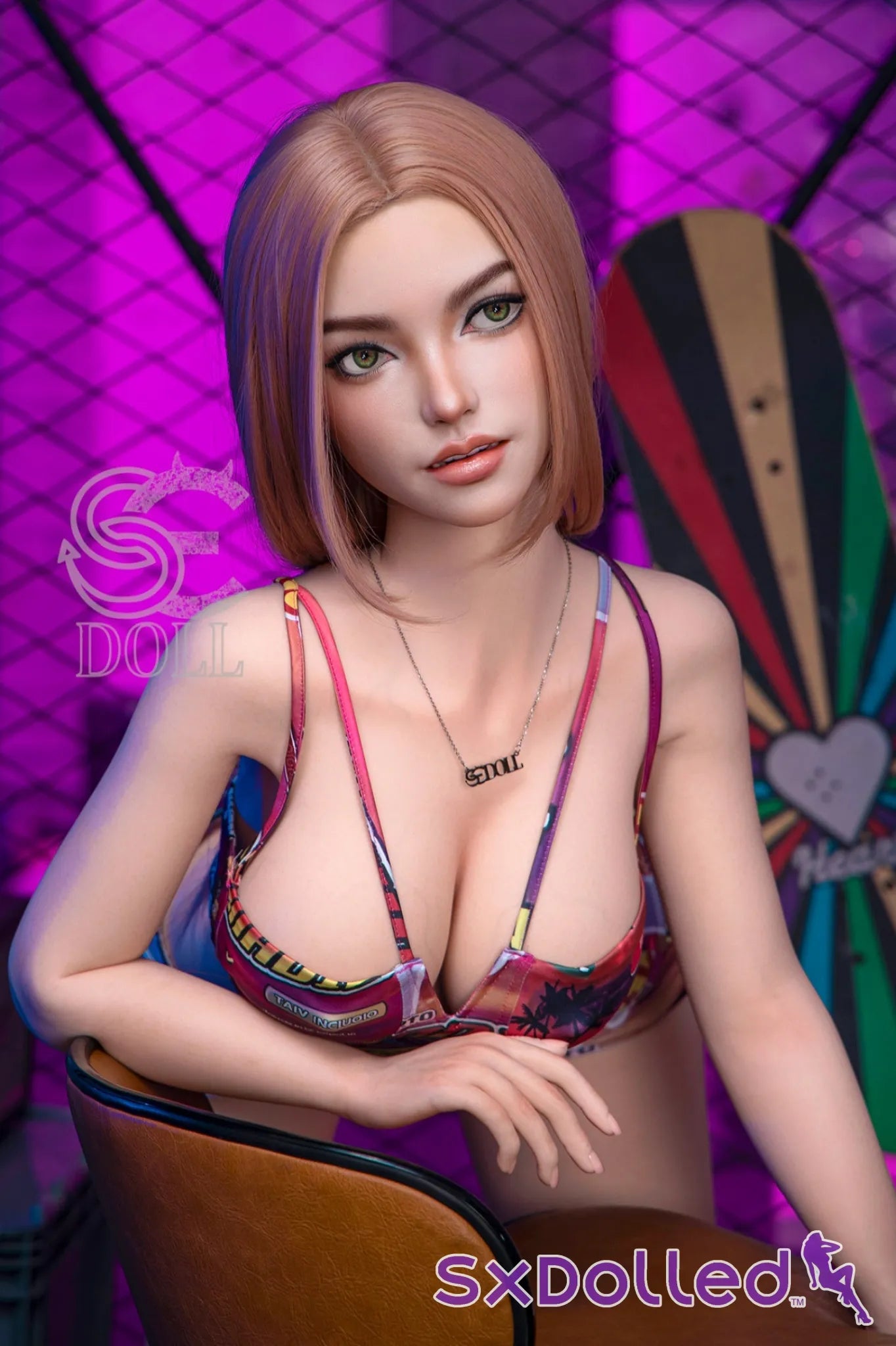 Vicky.I (E Cup) (161cm) | Pink Hair Caucasian Sex Doll | SE Doll E Cup / 161cm / Pink Sex Doll