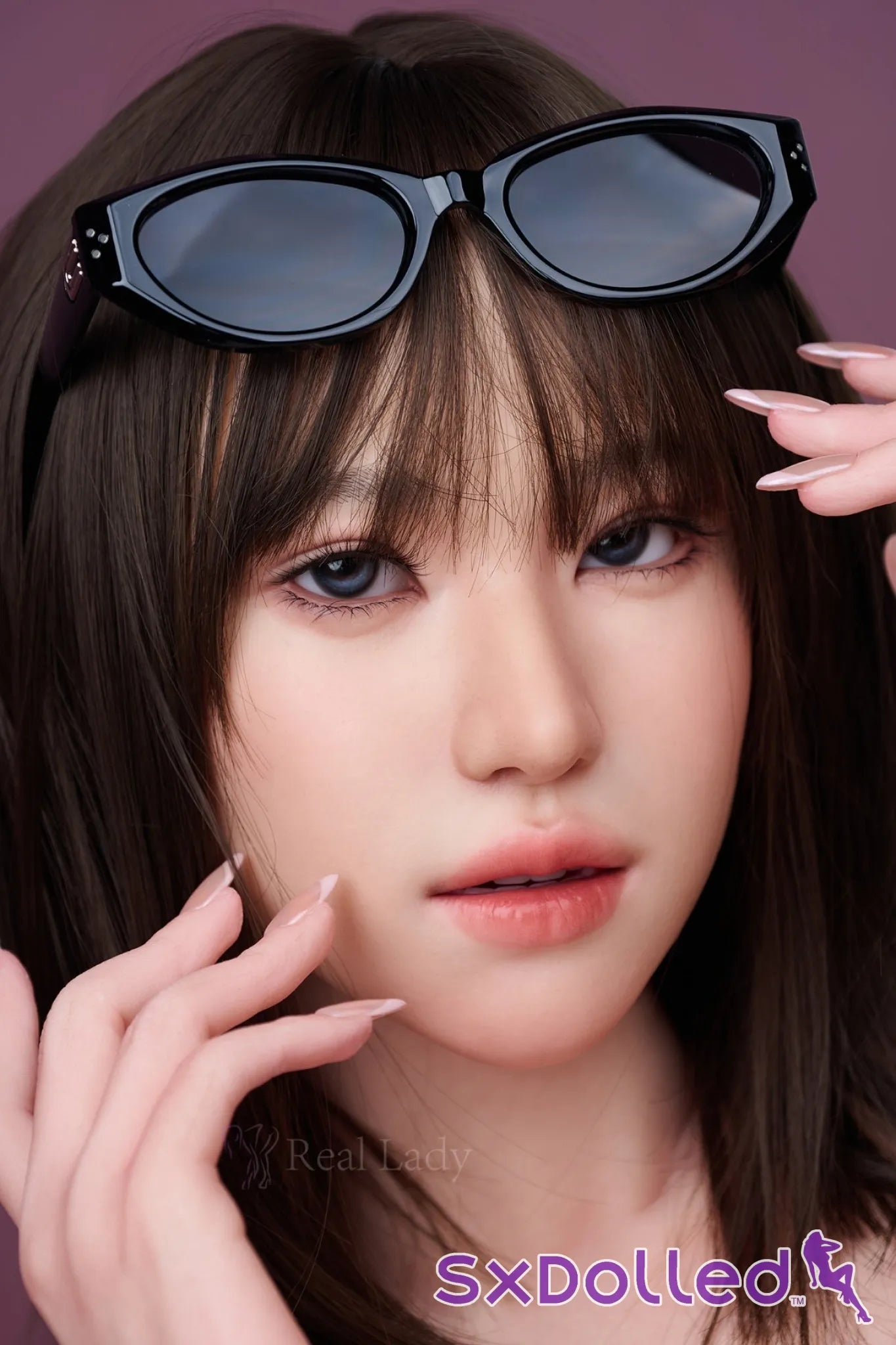 Viki (H-Cup) (150cm) | Thick Brunette Asian Sex Doll | Real Lady H-Cup / 150cm / Brunette Sex Doll