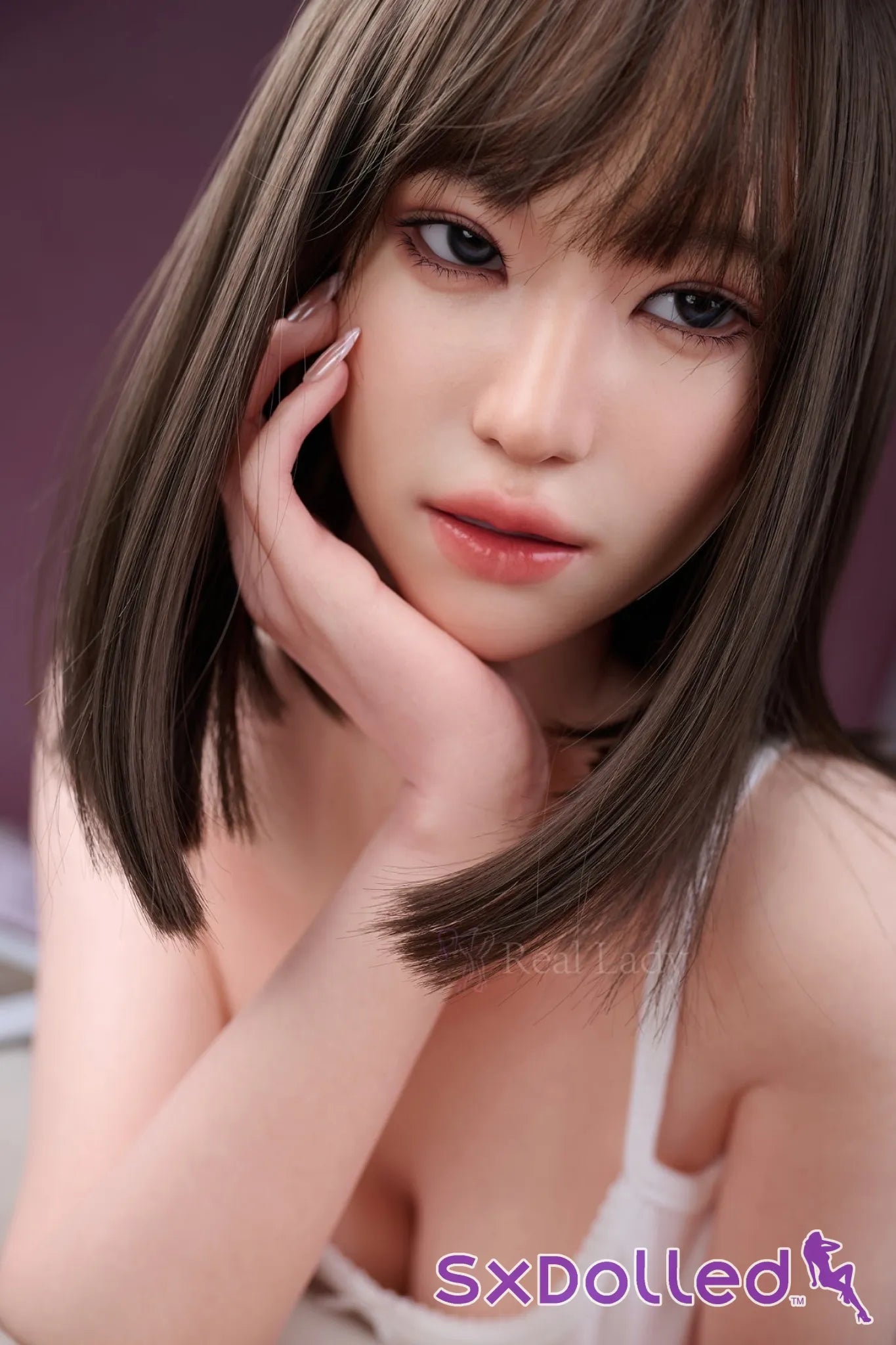 Viki (H-Cup) (150cm) | Thick Brunette Asian Sex Doll | Real Lady H-Cup / 150cm / Brunette Sex Doll