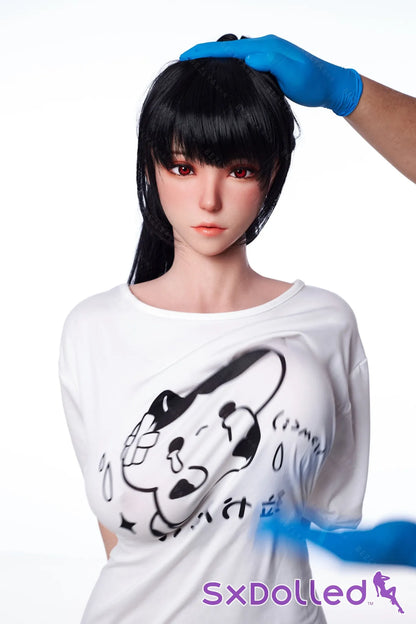 Violet B (I-Cup) (168cm) | Textured Realistic Asian Sex Doll | AITIA - I-Cup / 168cm / Black - Sex Doll