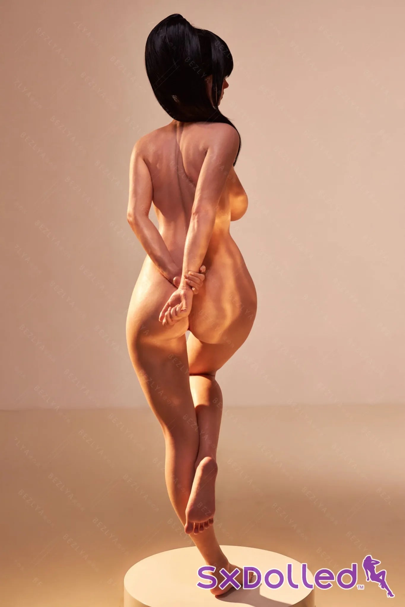 Violet B (I-Cup) (168cm) | Textured Realistic Asian Sex Doll | AITIA - I-Cup / 168cm / Black - Sex Doll
