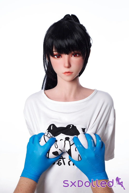 Violet B (I-Cup) (168cm) | Textured Realistic Asian Sex Doll | AITIA - I-Cup / 168cm / Black - Sex Doll