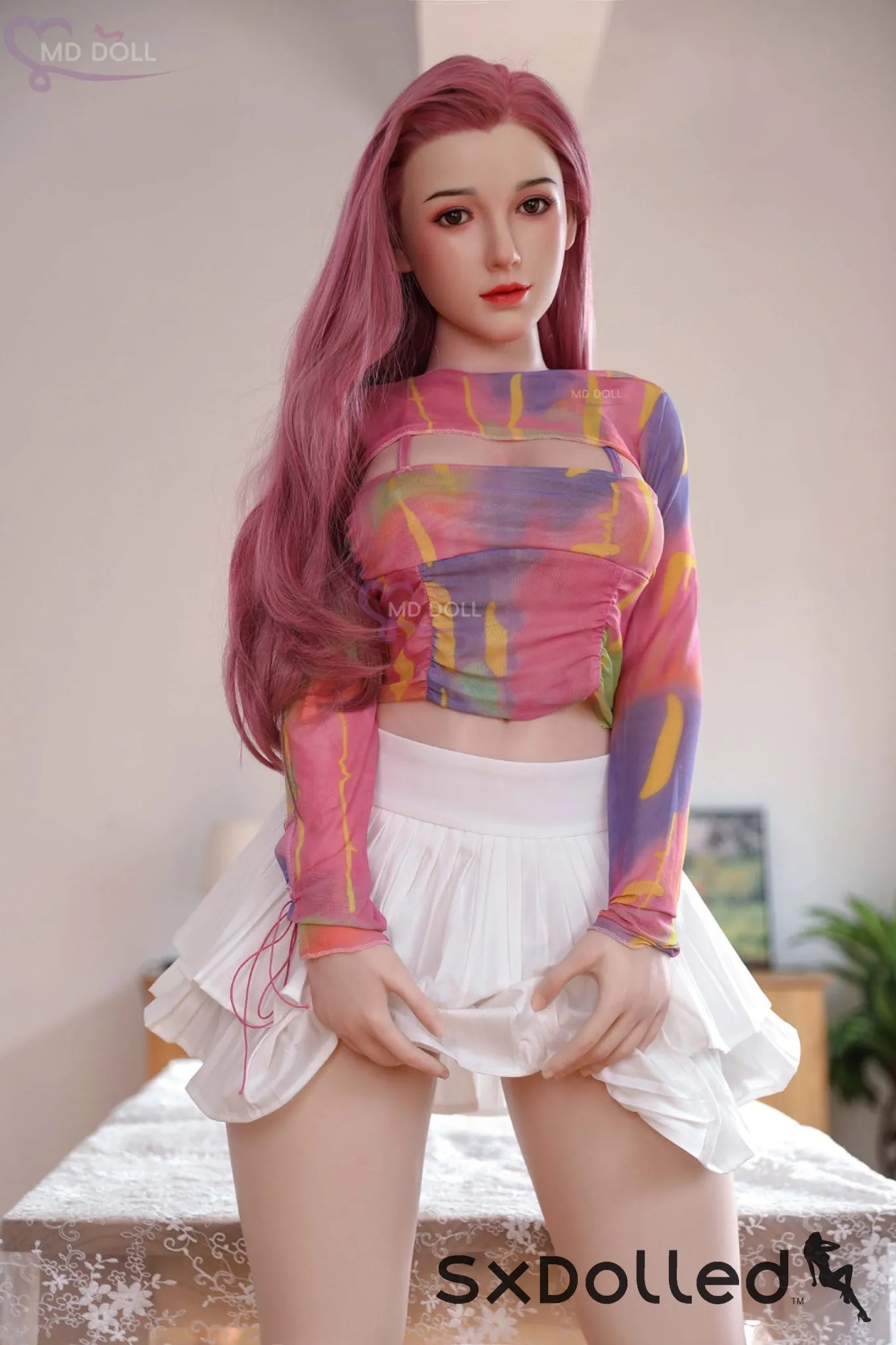 Viona (C-Cup) (166cm) | Caucasian Pink Hair Sex Doll | MD Doll C-Cup / 166cm / Pink Sex Doll