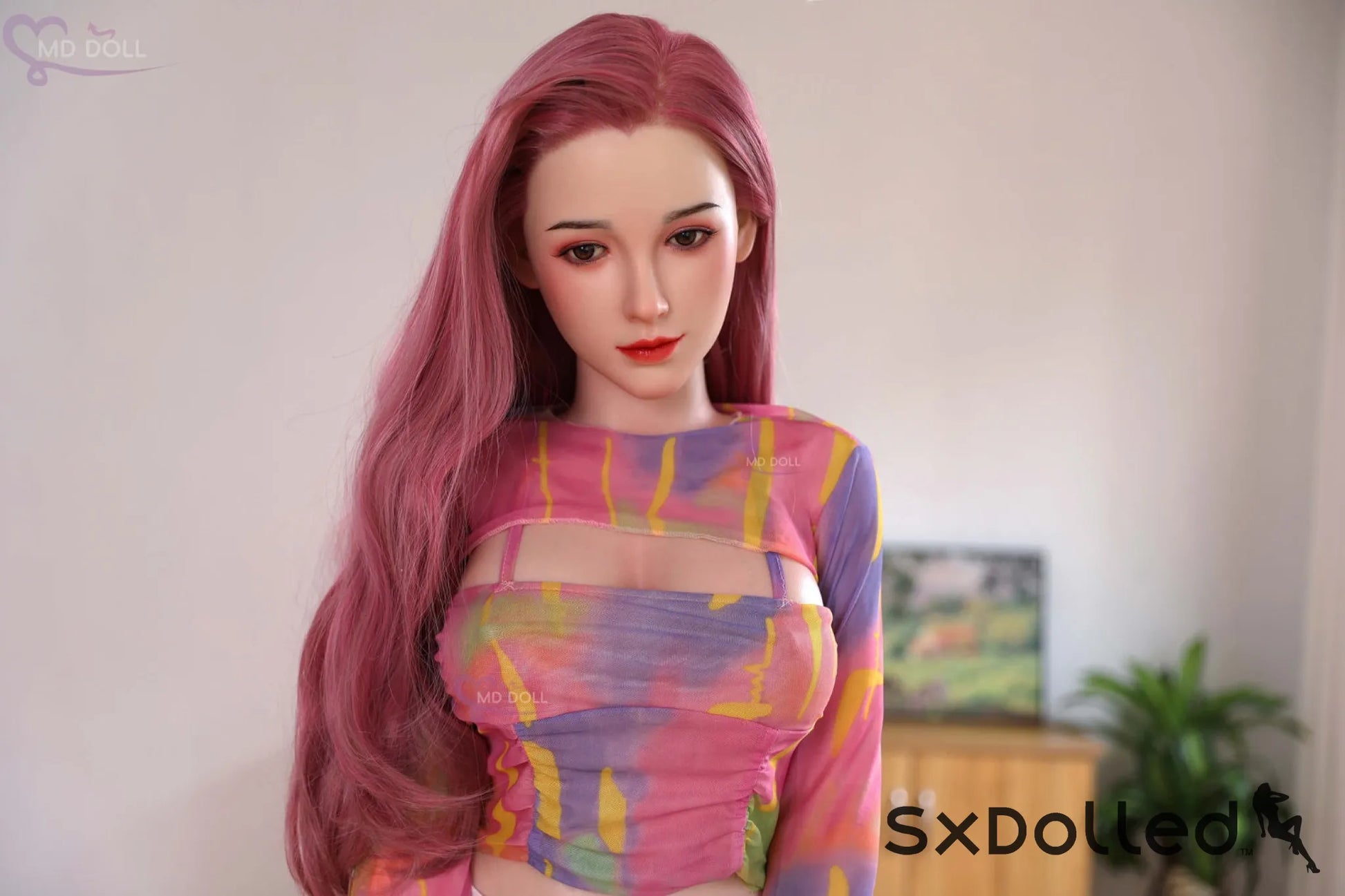 Viona (C-Cup) (166cm) | Caucasian Pink Hair Sex Doll | MD Doll C-Cup / 166cm / Pink Sex Doll
