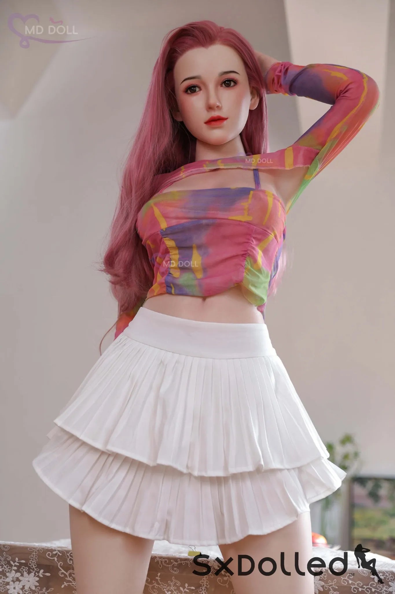 Viona (C-Cup) (166cm) | Caucasian Pink Hair Sex Doll | MD Doll C-Cup / 166cm / Pink Sex Doll
