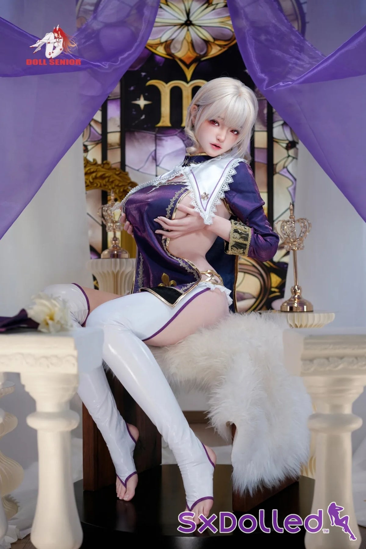 Virgo A (F-Cup) (165cm) | Mystical Virgo Goddess Sex Doll | Doll Senior - F-Cup / 165cm / Blonde - Sex Doll