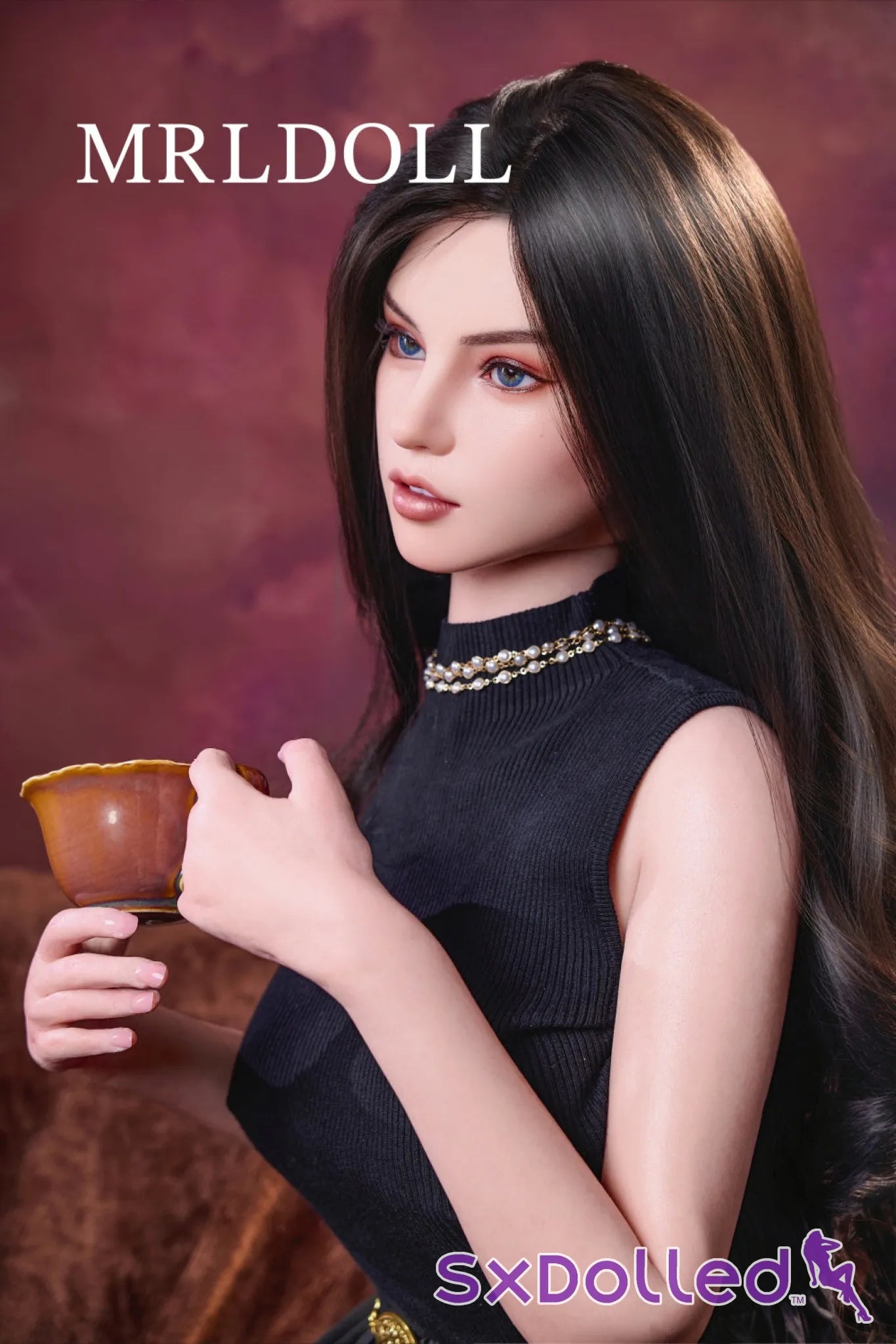 Vivian C (H-Cup) (168cm) | Blue Eyed Caucasian Sex Doll | MRL Doll - H-Cup / 168cm / Brunette - Sex Doll
