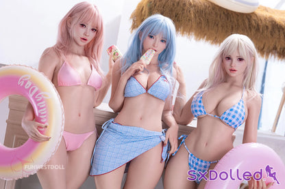 White Lily A (G-Cup) (157cm) | Playful Blonde Beauty Sex Doll | Funwest Doll - G-Cup / 157cm / Blonde - Sex Doll