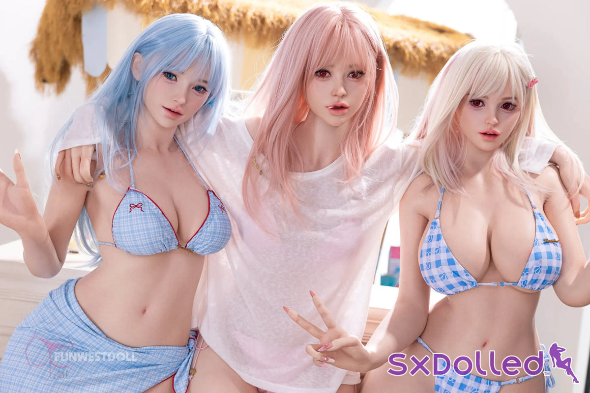 White Lily A (G-Cup) (157cm) | Playful Blonde Beauty Sex Doll | Funwest Doll - G-Cup / 157cm / Blonde - Sex Doll