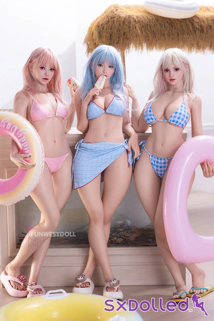 White Lily A (G-Cup) (157cm) | Playful Blonde Beauty Sex Doll | Funwest Doll - G-Cup / 157cm / Blonde - Sex Doll