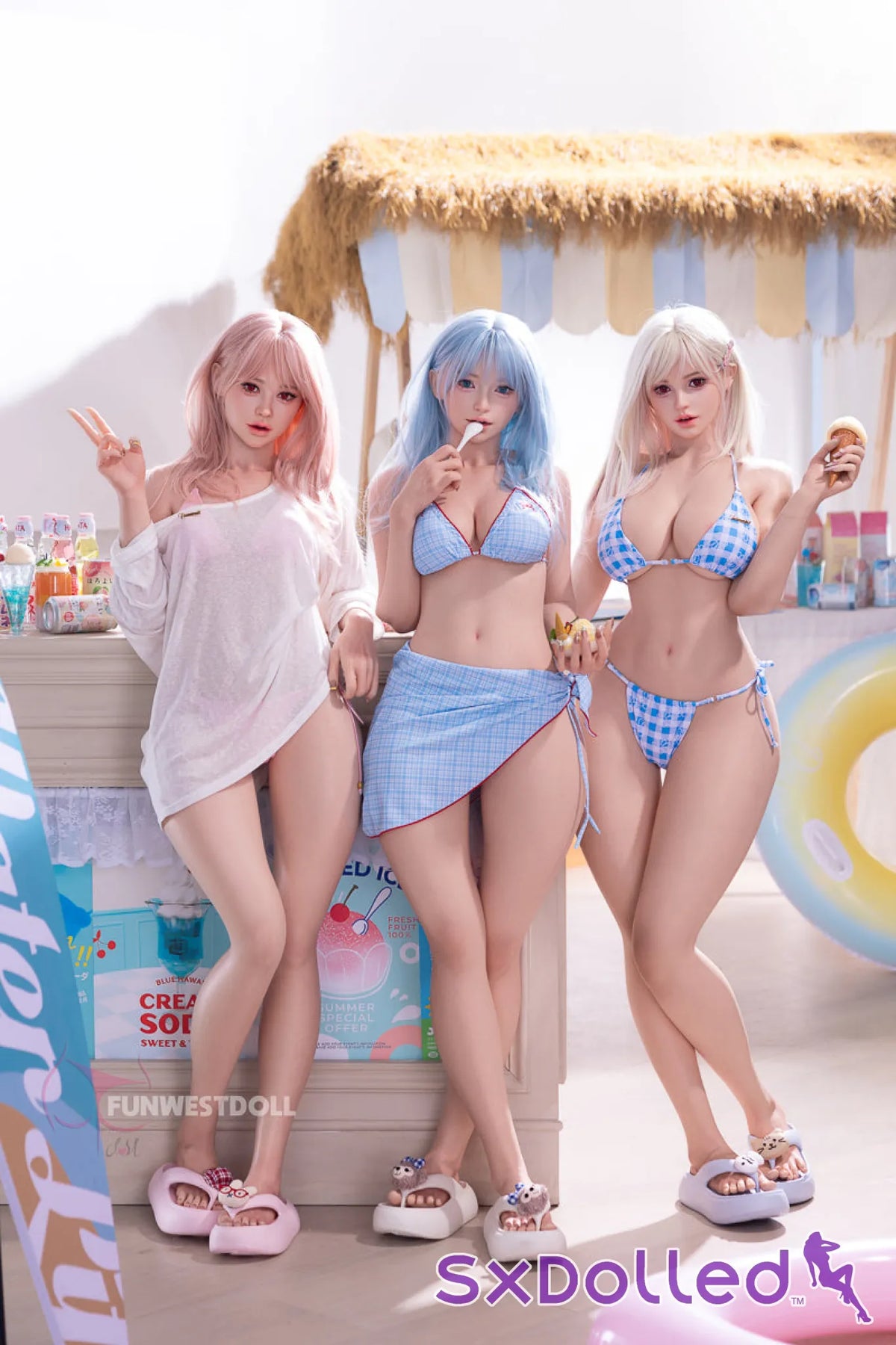 White Lily A (G-Cup) (157cm) | Playful Blonde Beauty Sex Doll | Funwest Doll - G-Cup / 157cm / Blonde - Sex Doll