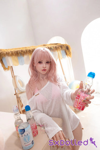 White Lucy A (F-Cup) (159cm) | Playful Pink-Haired Beauty Sex Doll | Funwest Doll - F-Cup / 159cm / Pink - Sex Doll