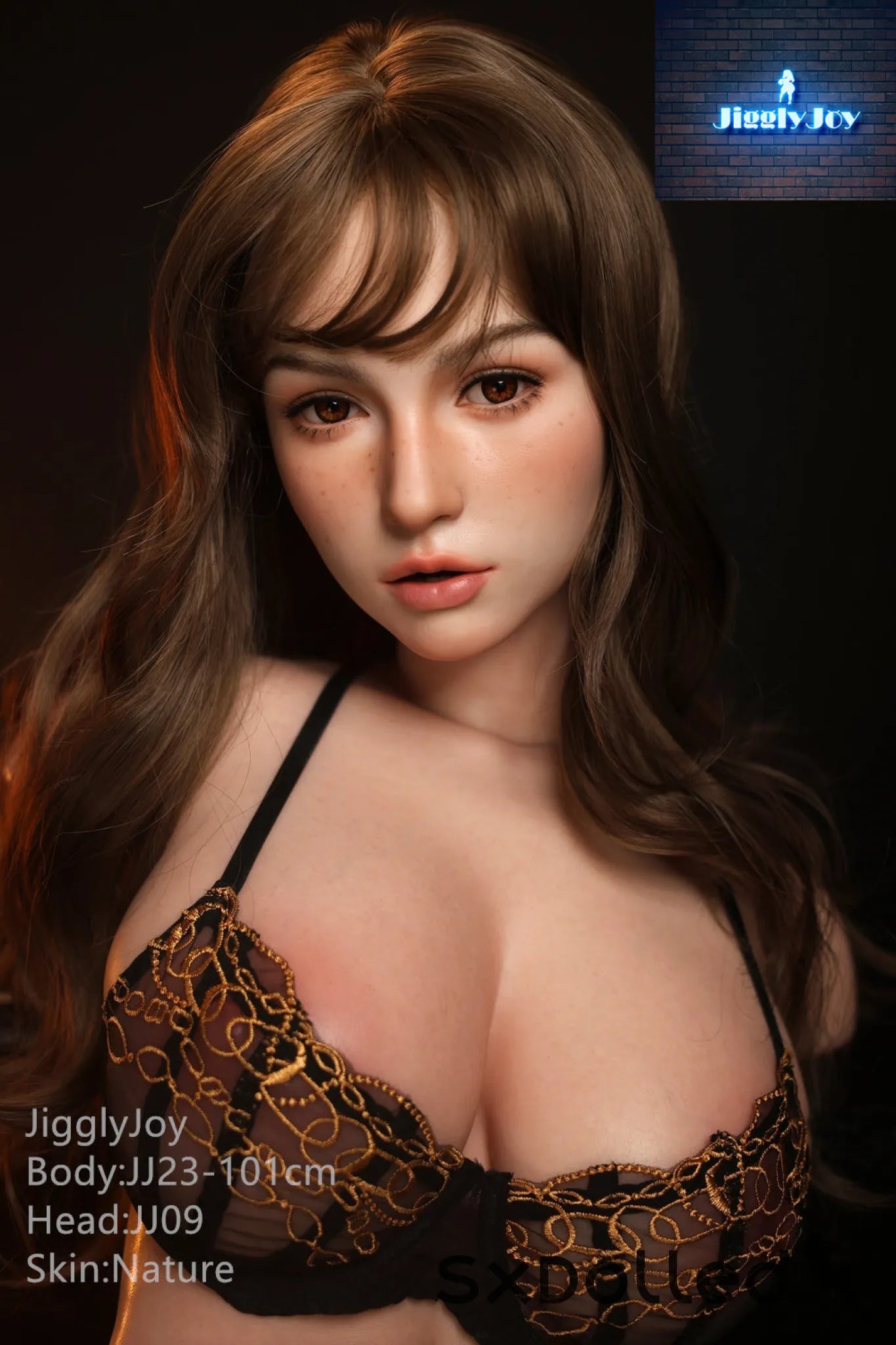 Winnie A (F-Cup) (101cm) | Caucasian Sex Doll Torso | JigglyJoy F-Cup / 101cm / Brunette Sex Torso
