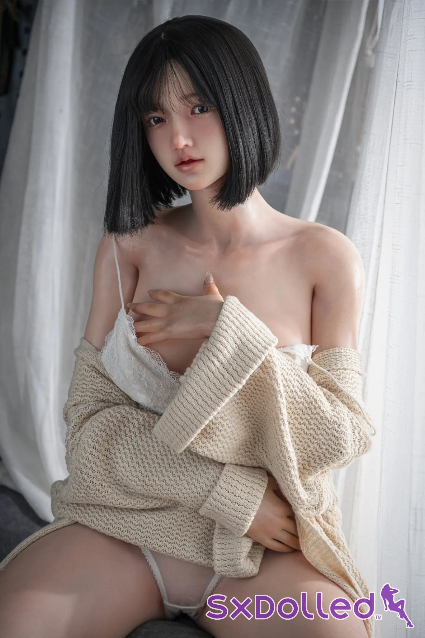 Xenia A (C-Cup) (157cm) | Skinny Pear Asian Sex Doll | XYColo C-Cup / 157cm / Black Sex Doll