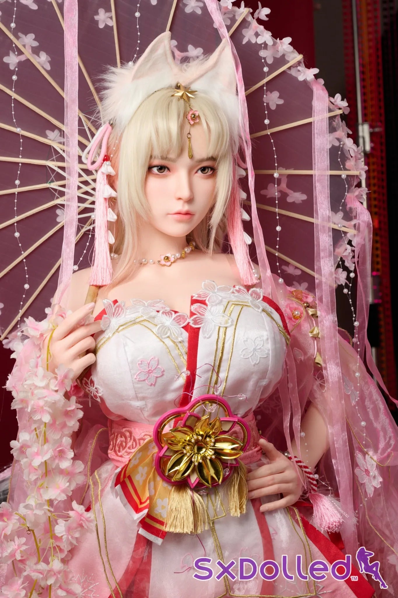 Xiao Wu (G-Cup) (156cm) |Asian Blonde Kitty Sex Doll | BQ Doll G-Cup / 156cm / Blonde Sex Doll