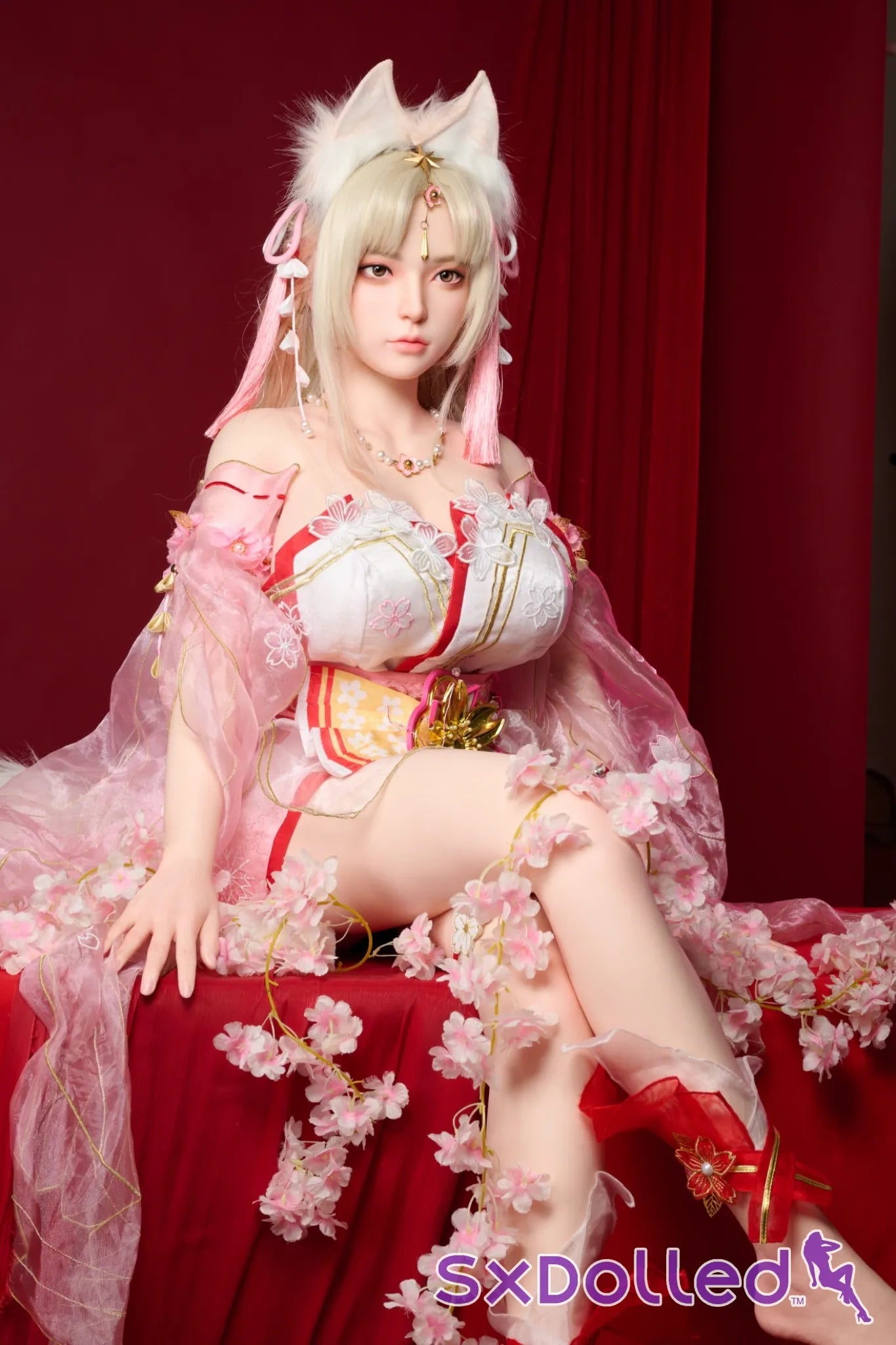 Xiao Wu (G-Cup) (156cm) |Asian Blonde Kitty Sex Doll | BQ Doll G-Cup / 156cm / Blonde Sex Doll