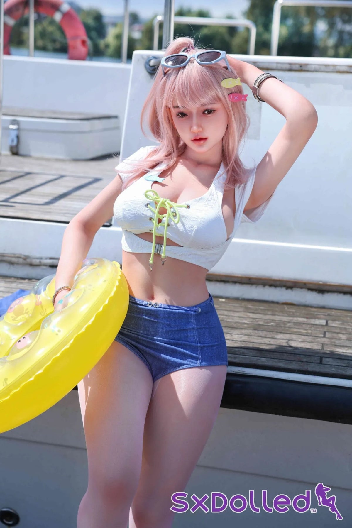 Xiena (H-Cup) (160cm) | Playful Yacht Goddess Sex Doll | XYColo Doll - H-Cup / 160cm / Pink - Sex Doll