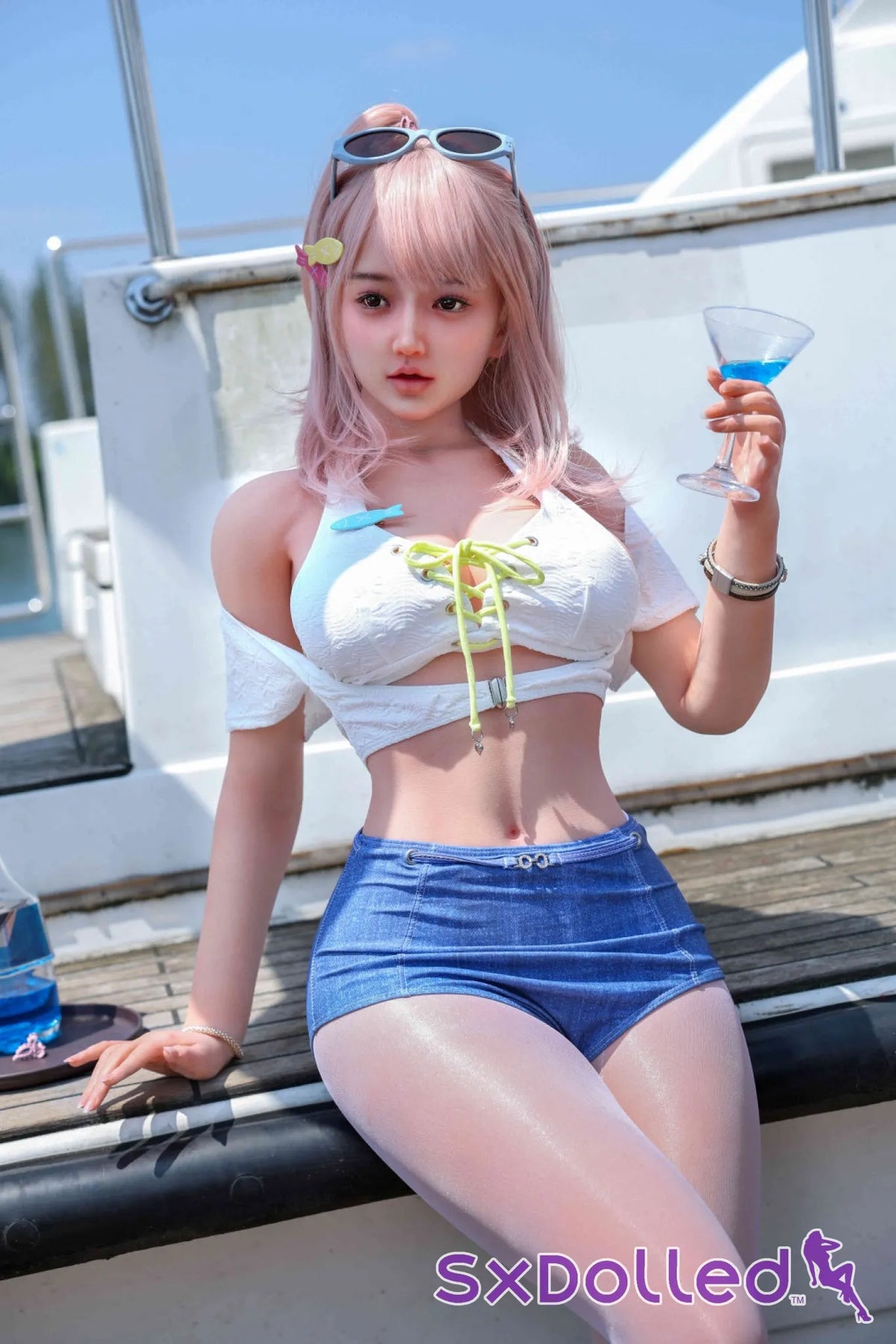 Xiena (H-Cup) (160cm) | Playful Yacht Goddess Sex Doll | XYColo Doll - H-Cup / 160cm / Pink - Sex Doll