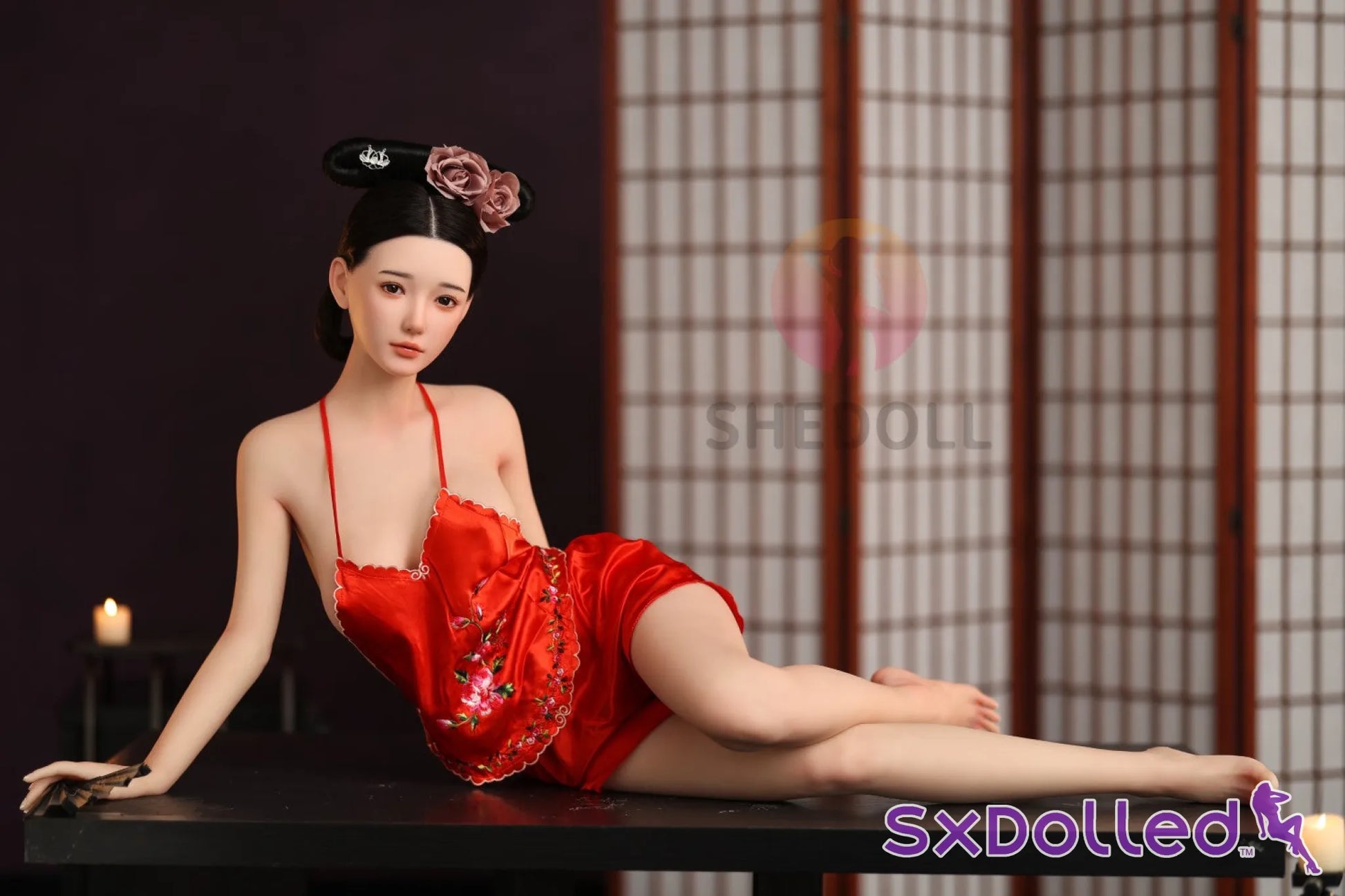 Xyrelle (C-Cup) (158cm) | Sex Doll C-Cup / 158cm / Black Sex Doll