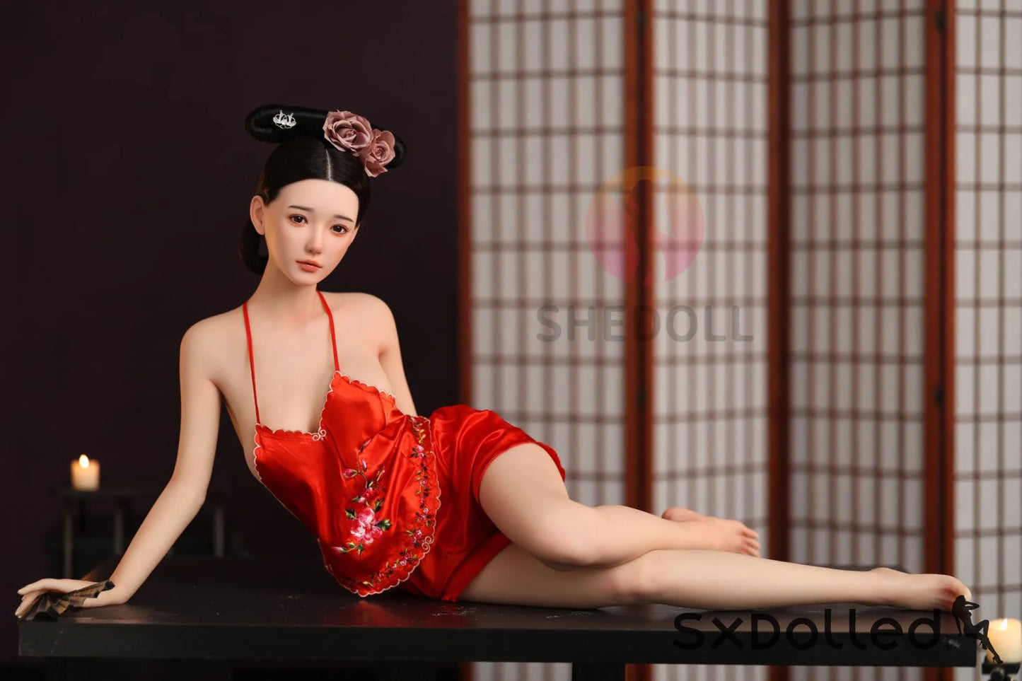 Xyrelle (C-Cup) (158cm) | Sex Doll C-Cup / 158cm / Black Sex Doll