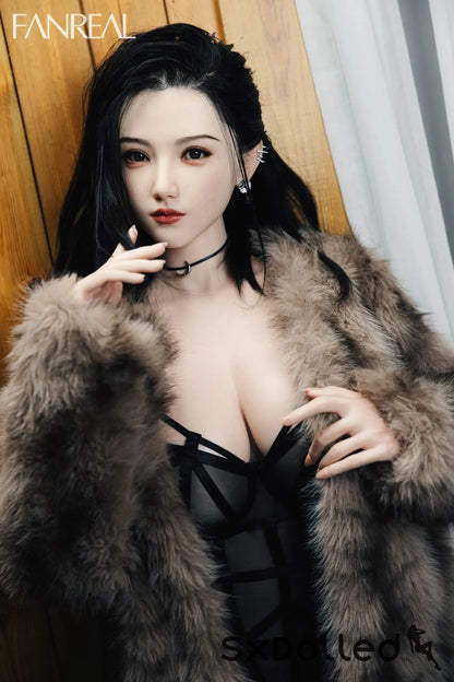 Yao A (F-Cup) (159cm) | Asian Ultra Realistic Sex Doll | Fanreal F-Cup / 159cm / Black Sex Doll