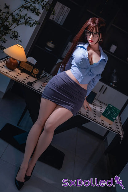 Ysoria (I-Cup) (169cm) | Pear Asian Office Sex Doll | Orangein Doll I-Cup / 169cm / Brunette Sex Doll