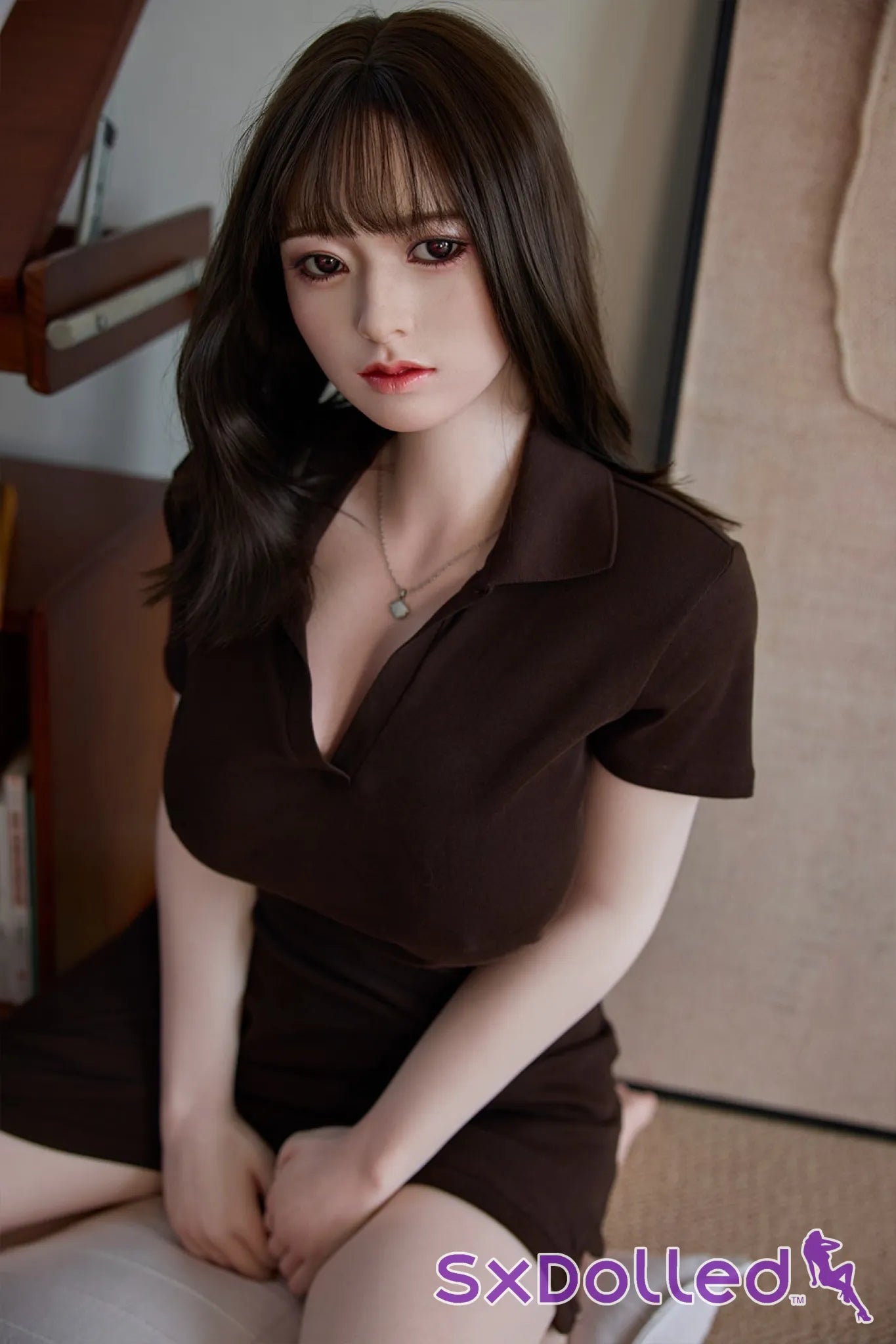 Yuan-2 (E-Cup) (154cm) | Busty Brunette Asian Sex Doll | Starpery - E-Cup / 154cm / Brunette - Sex Doll