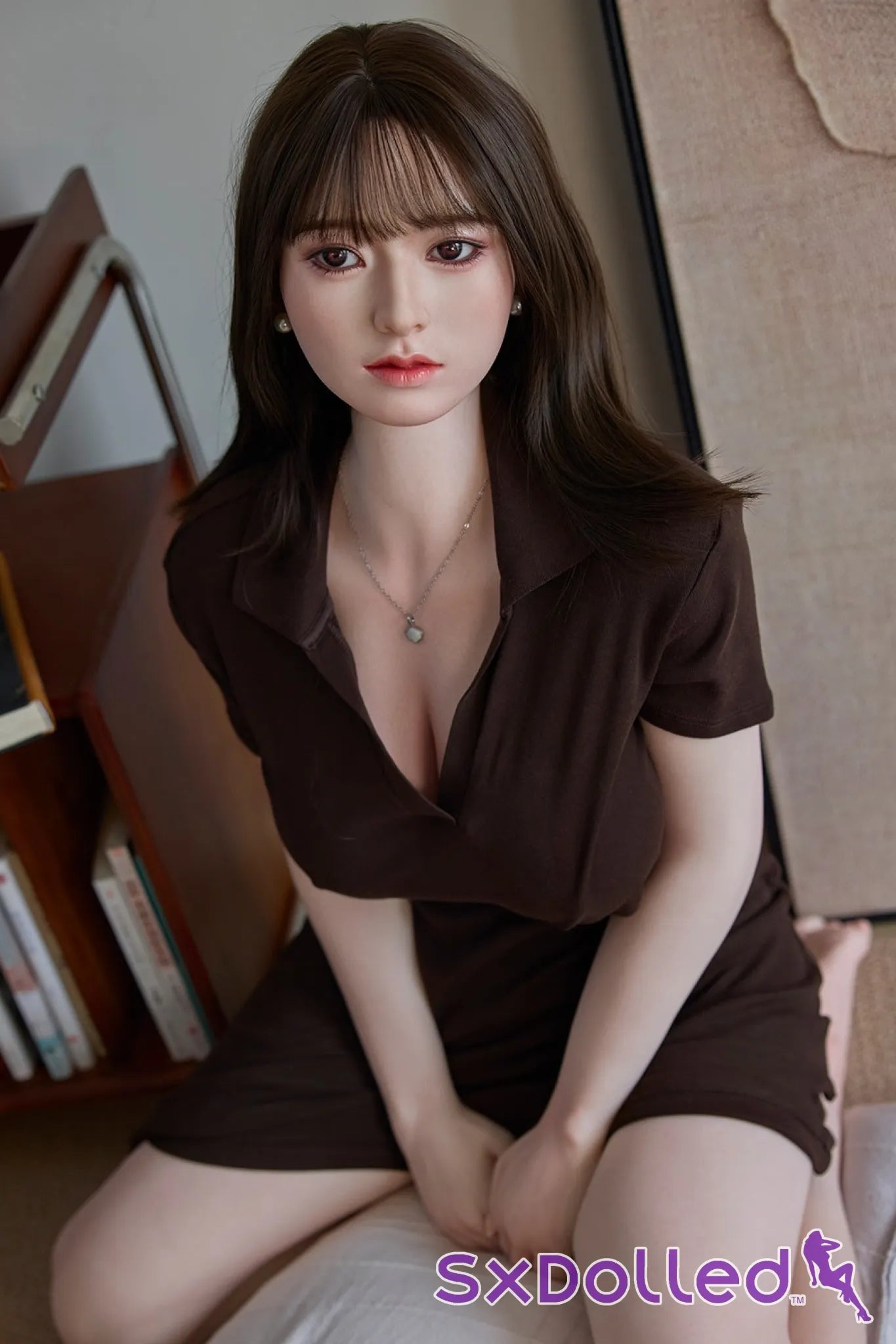 Yuan-2 (E-Cup) (154cm) | Busty Brunette Asian Sex Doll | Starpery - E-Cup / 154cm / Brunette - Sex Doll
