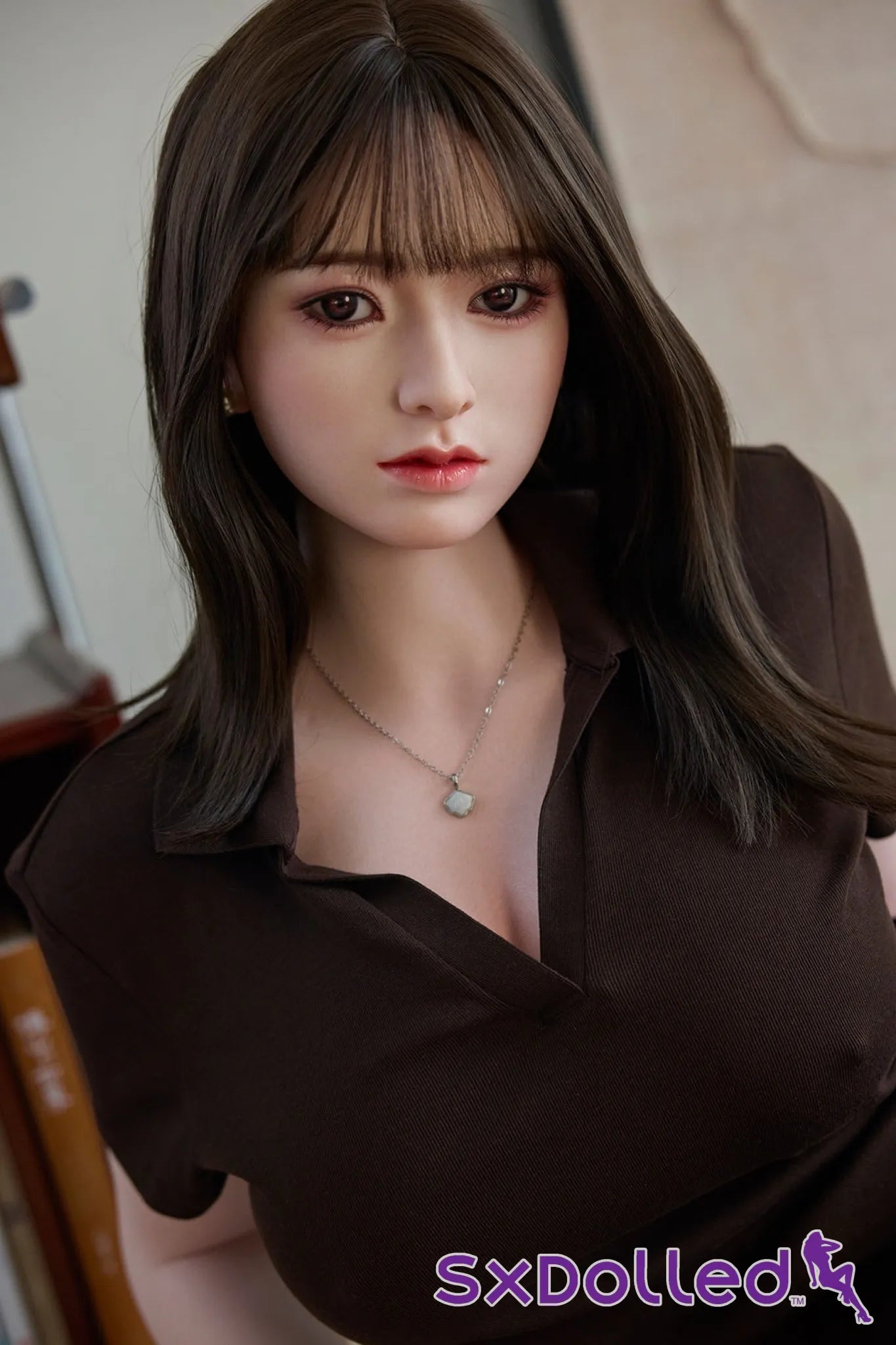Yuan-2 (E-Cup) (154cm) | Busty Brunette Asian Sex Doll | Starpery - E-Cup / 154cm / Brunette - Sex Doll
