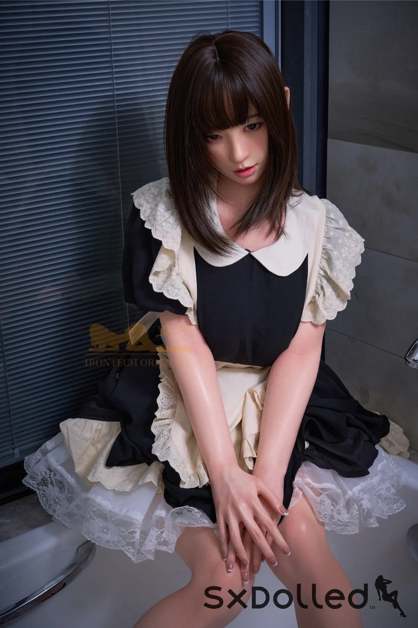 Yui C (E-Cup) (158cm) | Asian Maid Cosplay Sex Doll | Irontech Doll E-Cup / 158cm / Brunette Sex Doll