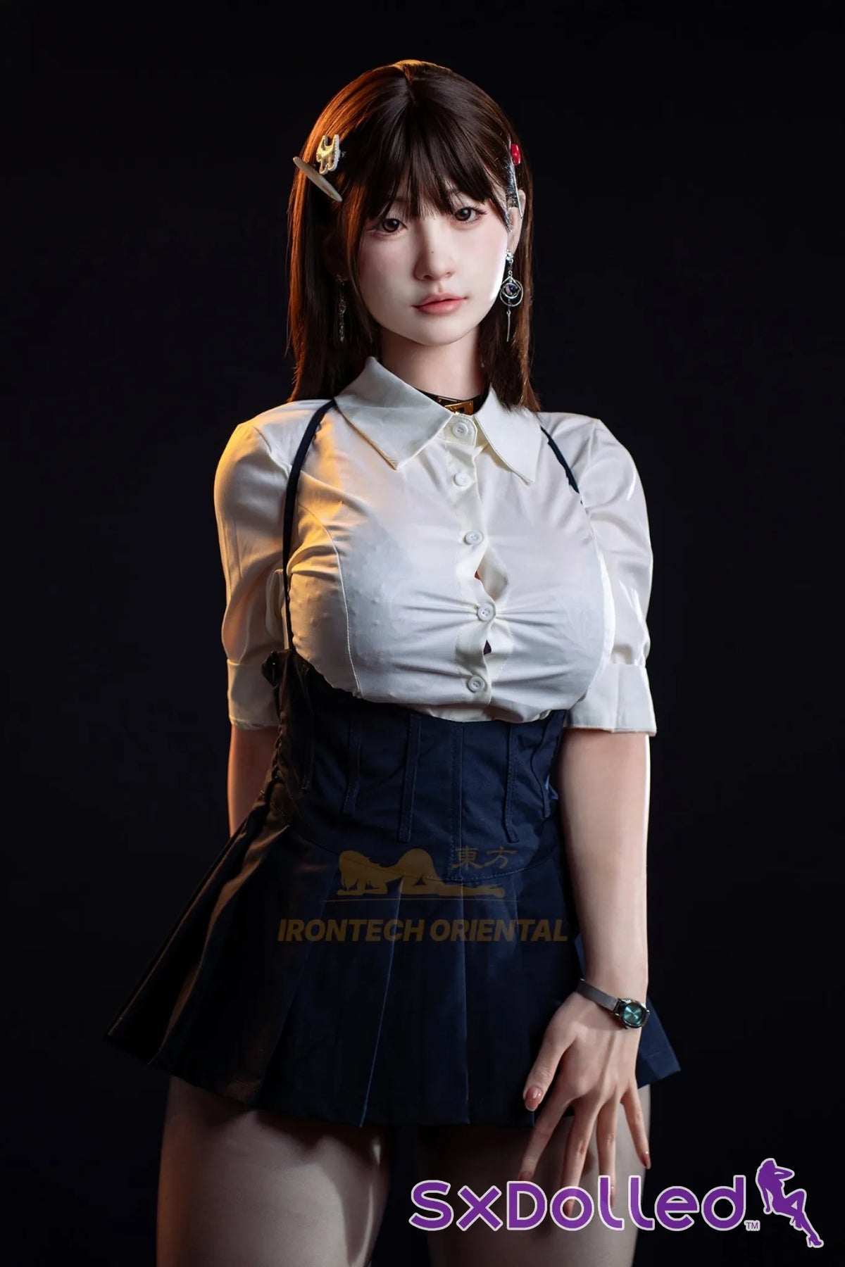 Yui E (E-Cup) (158cm) | Shy Crush Sex Doll | Irontech Doll | Oriental Series - E-Cup / 158cm / Brunette - Sex Doll