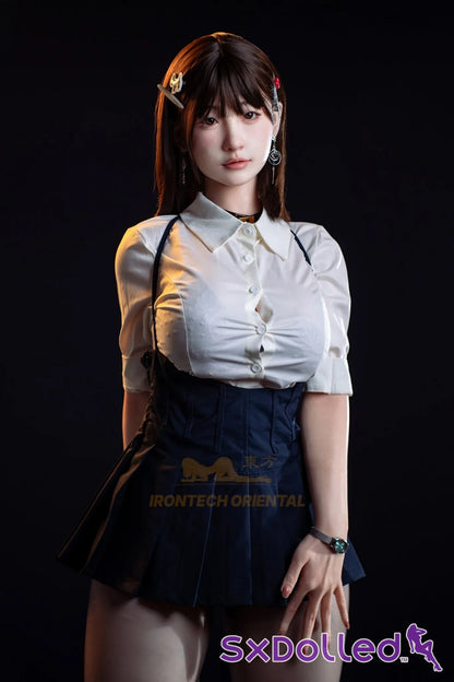 Yui E (E-Cup) (158cm) | Shy Crush Sex Doll | Irontech Doll | Oriental Series - E-Cup / 158cm / Brunette - Sex Doll