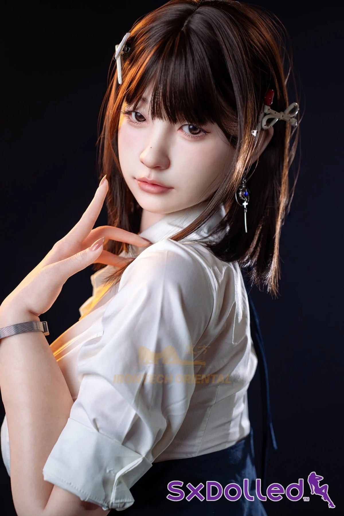Yui E (E-Cup) (158cm) | Shy Crush Sex Doll | Irontech Doll | Oriental Series - E-Cup / 158cm / Brunette - Sex Doll
