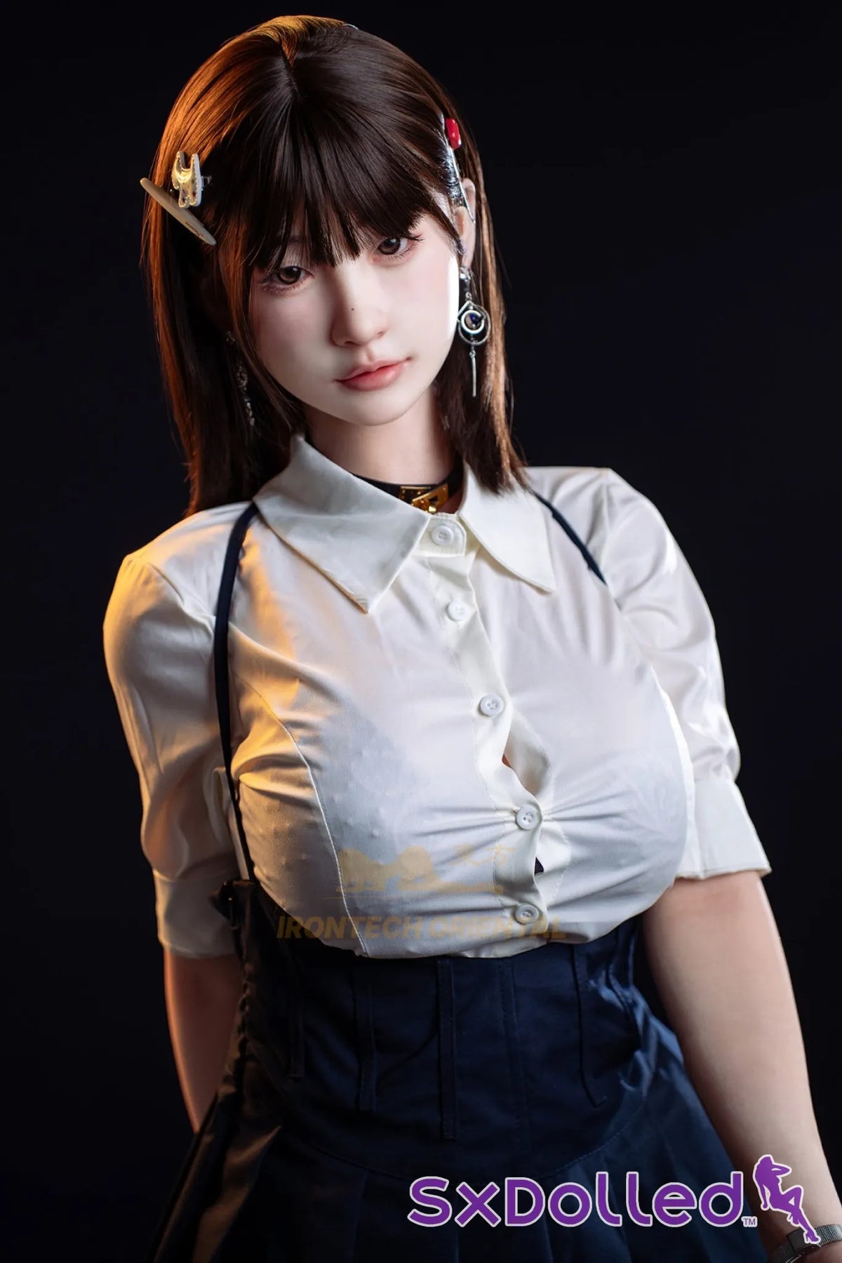 Yui E (E-Cup) (158cm) | Shy Crush Sex Doll | Irontech Doll | Oriental Series - E-Cup / 158cm / Brunette - Sex Doll