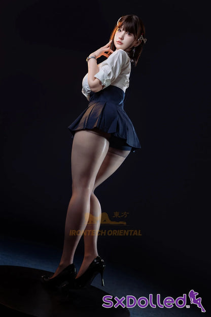 Yui E (E-Cup) (158cm) | Shy Crush Sex Doll | Irontech Doll | Oriental Series - E-Cup / 158cm / Brunette - Sex Doll
