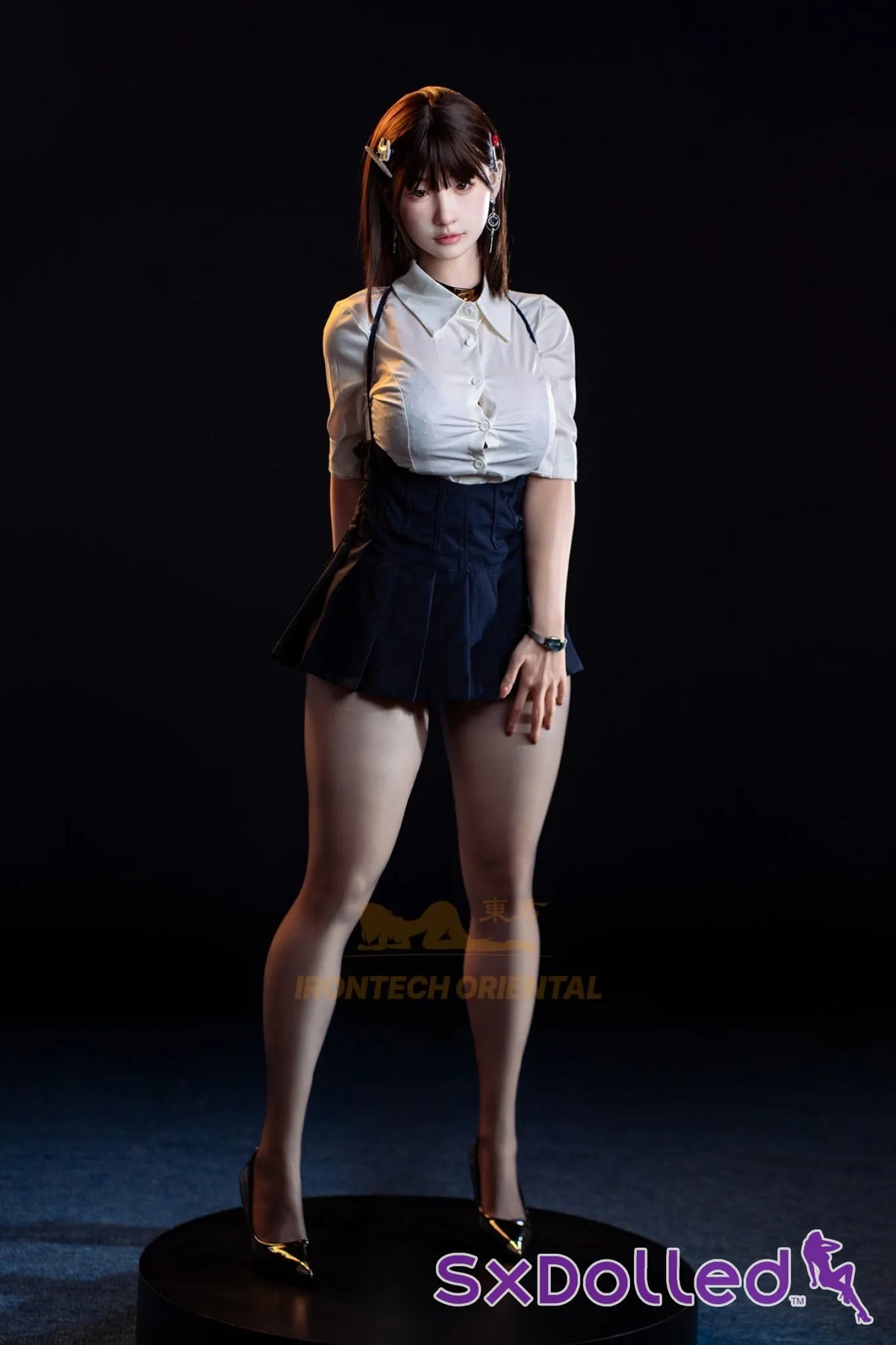 Yui E (E-Cup) (158cm) | Shy Crush Sex Doll | Irontech Doll | Oriental Series - E-Cup / 158cm / Brunette - Sex Doll