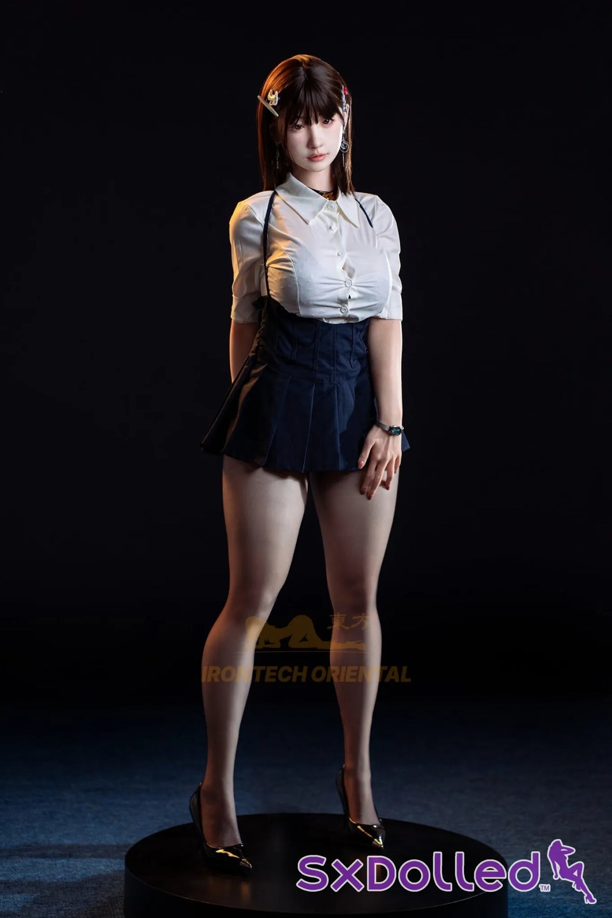Yui E (E-Cup) (158cm) | Shy Crush Sex Doll | Irontech Doll | Oriental Series - E-Cup / 158cm / Brunette - Sex Doll