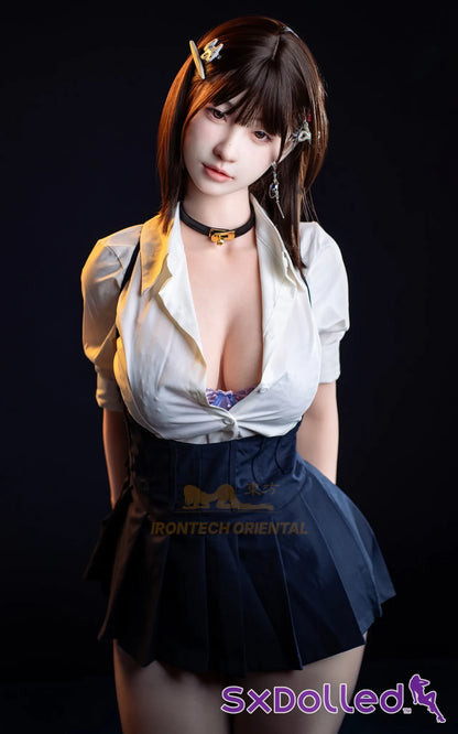 Yui E (E-Cup) (158cm) | Shy Crush Sex Doll | Irontech Doll | Oriental Series - E-Cup / 158cm / Brunette - Sex Doll