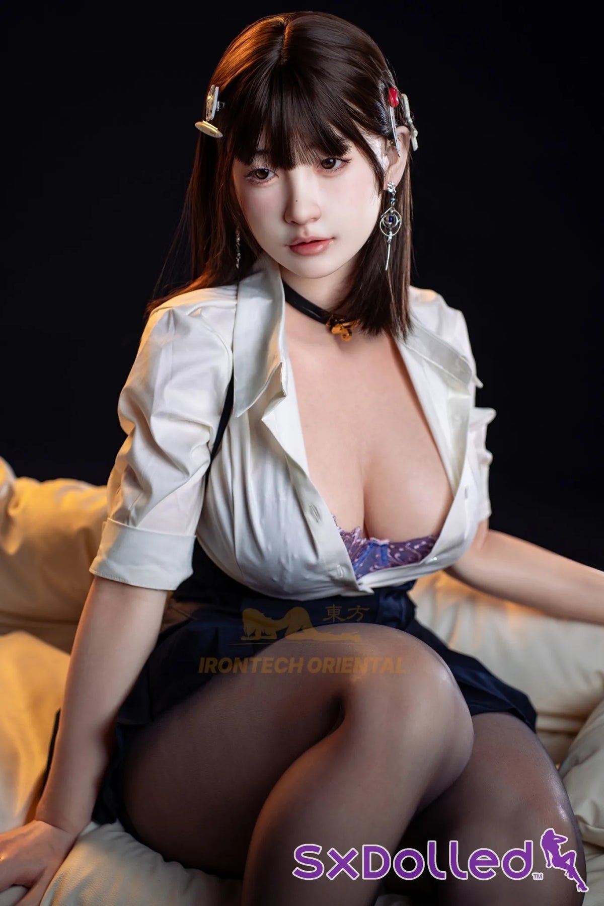 Yui E (E-Cup) (158cm) | Shy Crush Sex Doll | Irontech Doll | Oriental Series - E-Cup / 158cm / Brunette - Sex Doll