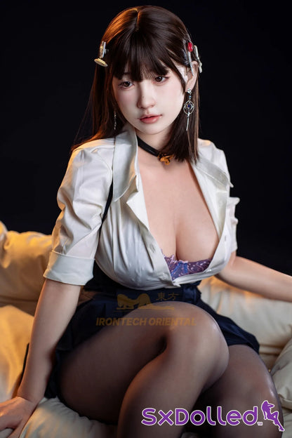 Yui E (E-Cup) (158cm) | Shy Crush Sex Doll | Irontech Doll | Oriental Series - E-Cup / 158cm / Brunette - Sex Doll