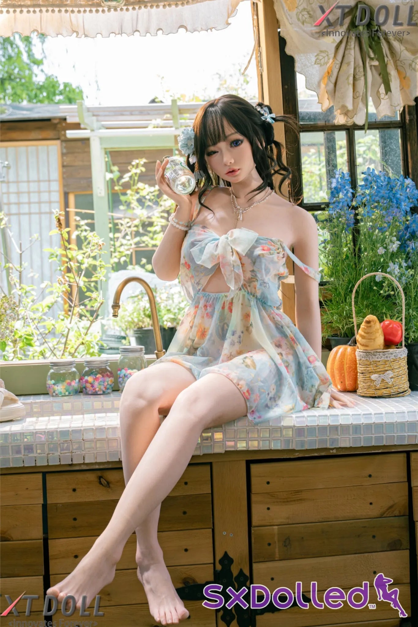 Yuki F (D-Cup) (157cm) | Wide Eyed Asian Sex Doll | XT Doll - D-Cup / 157cm / Brunette - Sex Doll