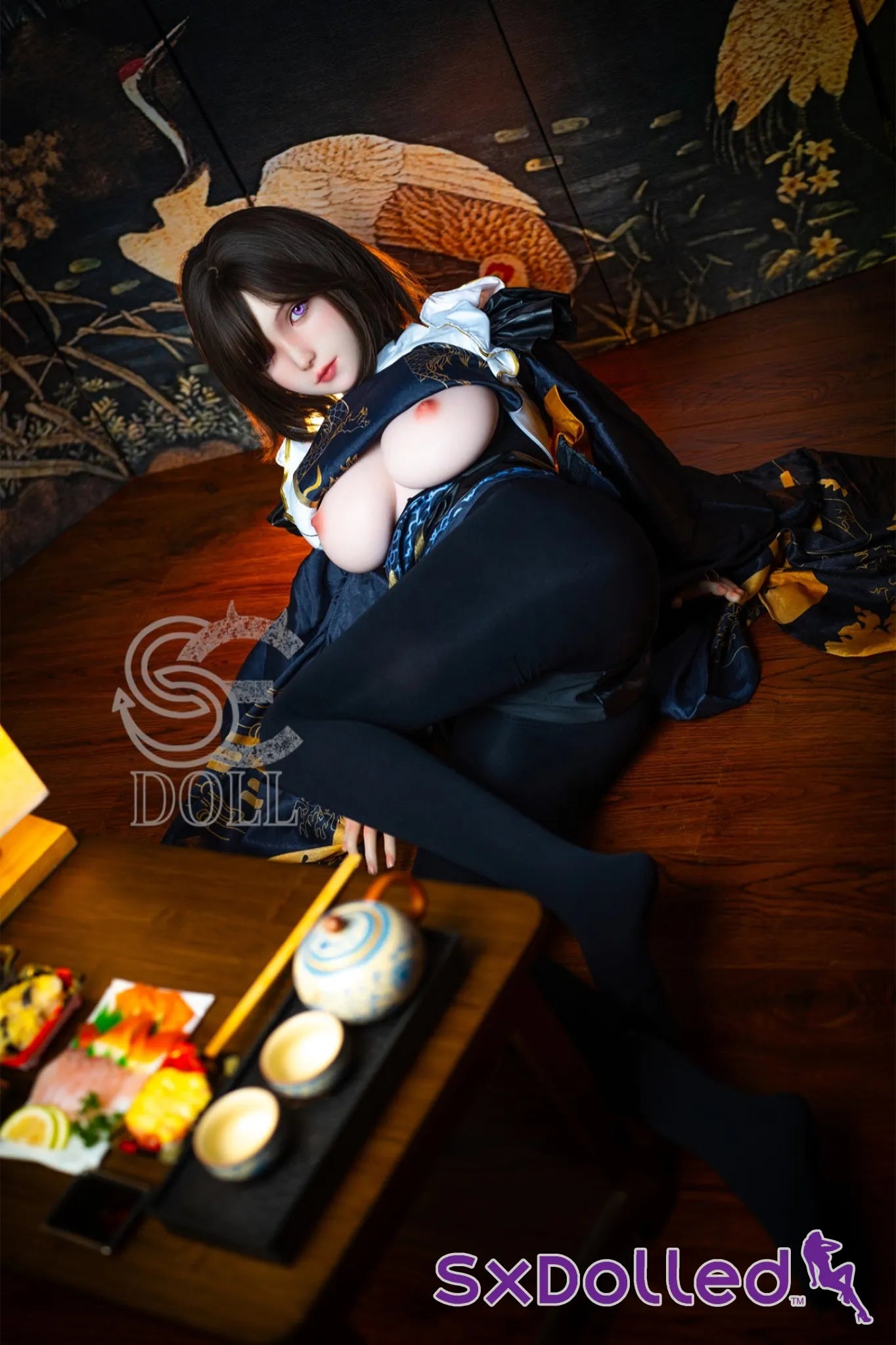 Yukki.I A (D Cup) (155cm) | Caucasian Purple Eyed Sex Doll | SE Doll D Cup / 155cm / Brunette Sex Doll
