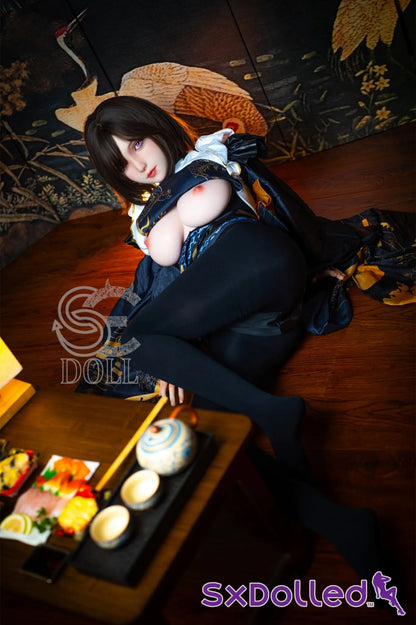 Yukki.I A (D Cup) (155cm) | Caucasian Purple Eyed Sex Doll | SE Doll D Cup / 155cm / Brunette Sex Doll