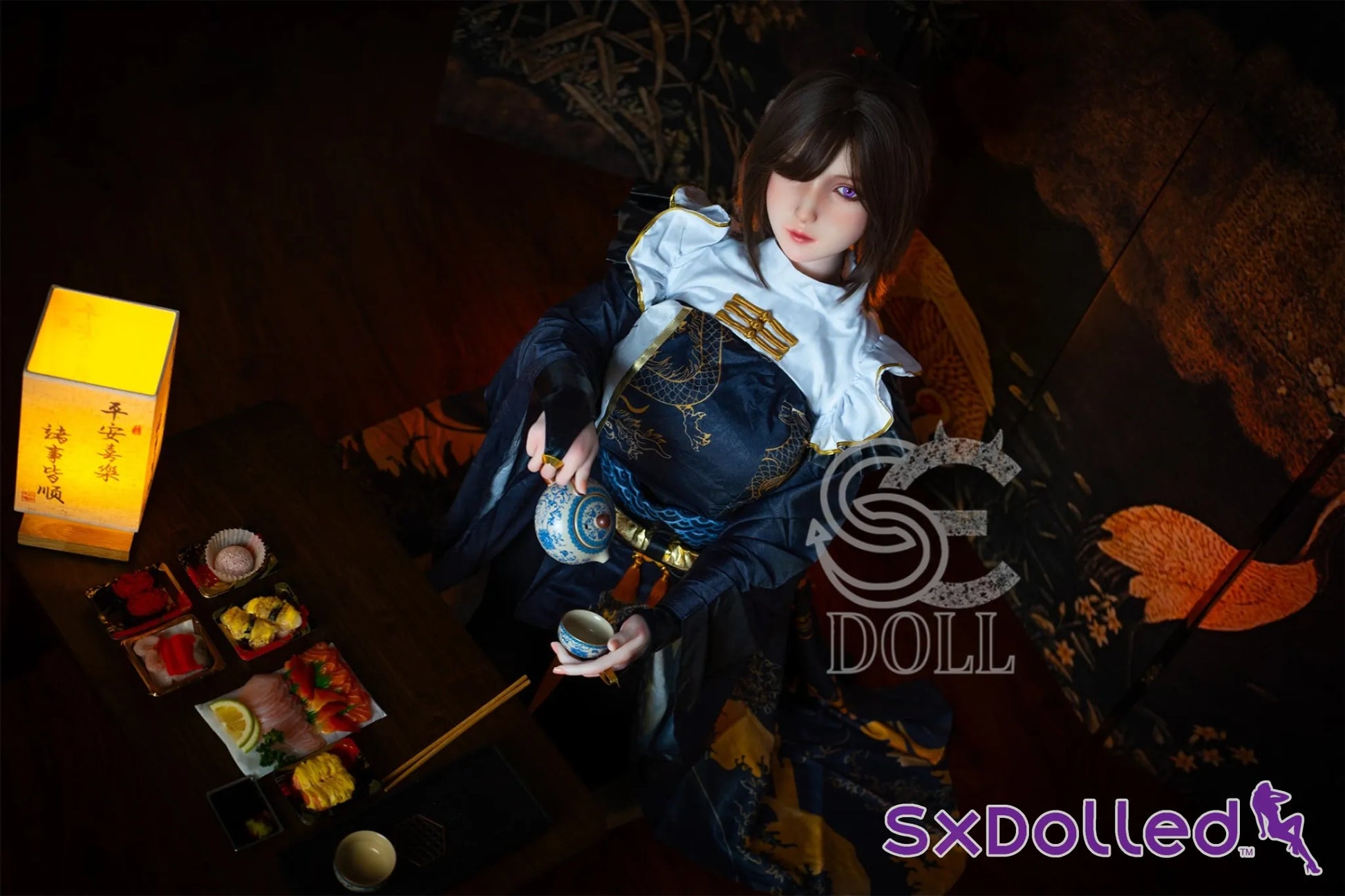 Yukki.I A (D Cup) (155cm) | Caucasian Purple Eyed Sex Doll | SE Doll D Cup / 155cm / Brunette Sex Doll